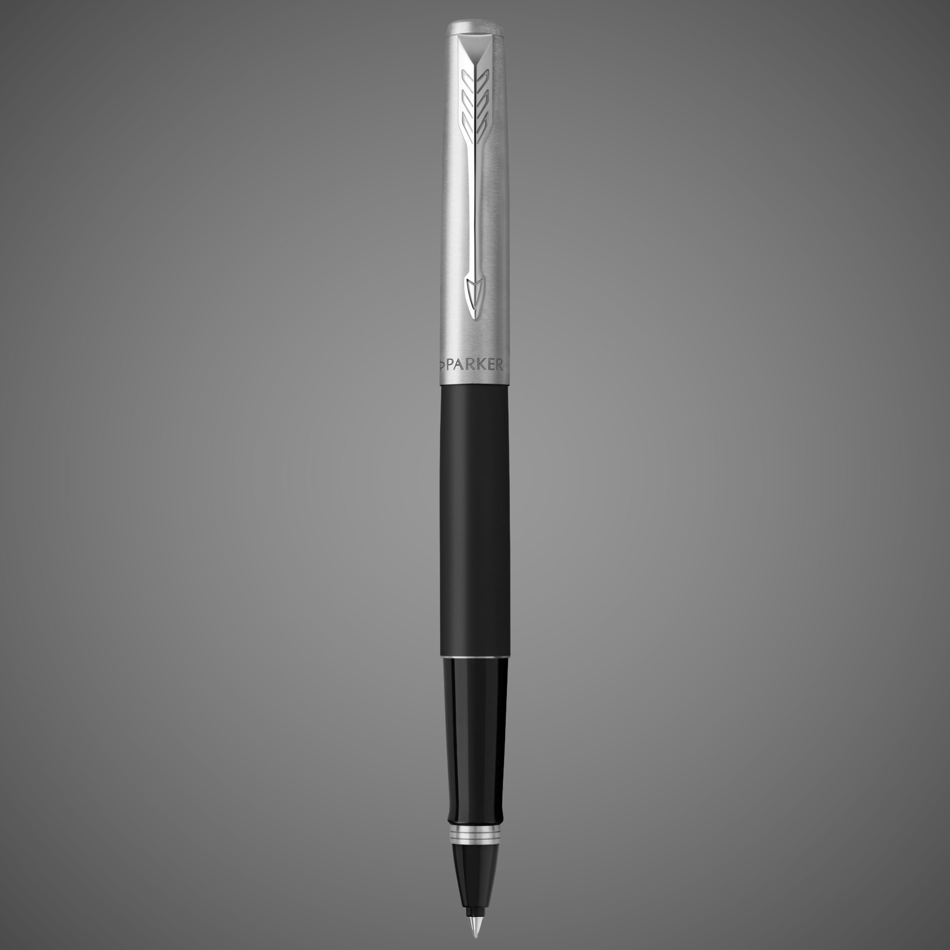 Ручка-роллер Parker Jotter Core T63 Bond Street Black CT стержень: F,цвет чернил: black, в подарочной упаковке., Лаки и смолы: лак, нержавеющая сталь
