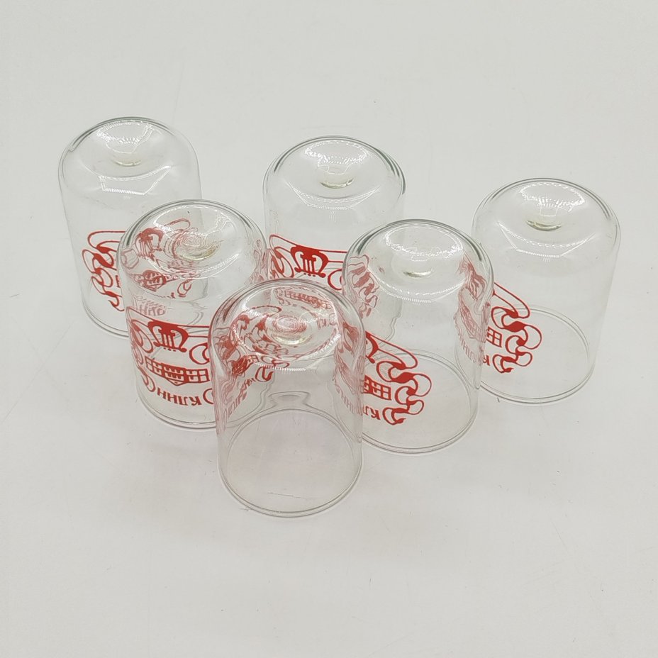 Набор из 6-ти сувенирных стопок "Клин" в оригинальной коробке