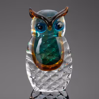 Статуэтка (пресс-папье) "Филин", Murano