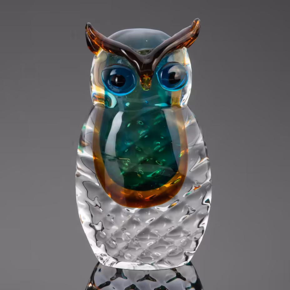 Статуэтка (пресс-папье) "Филин", Murano