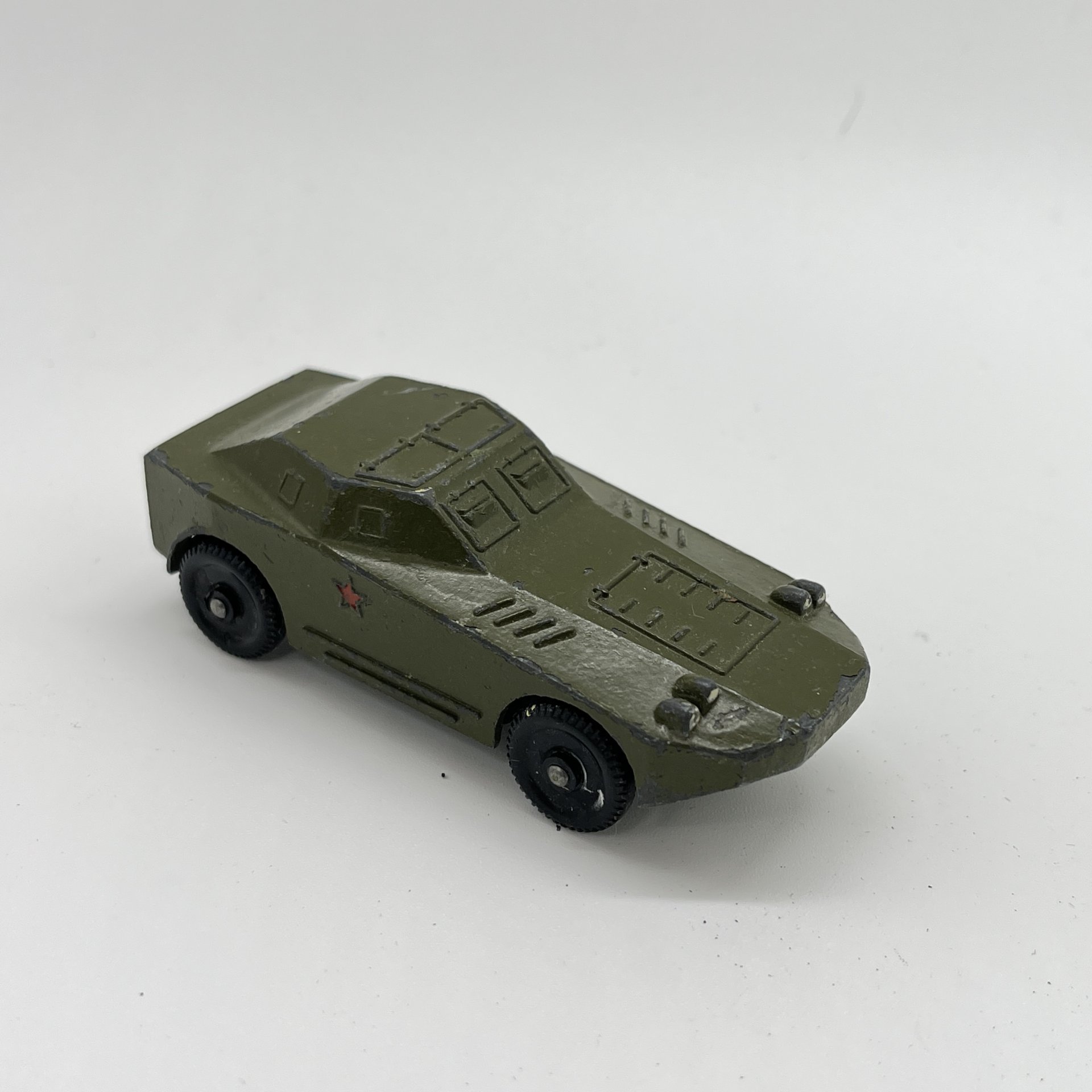 Масштабная модель "Бронеавтомобиль" из серии "Военная техника", металл, пластик, Тульский патронный завод (ТПЗ), СССР, 1970-1990 гг.