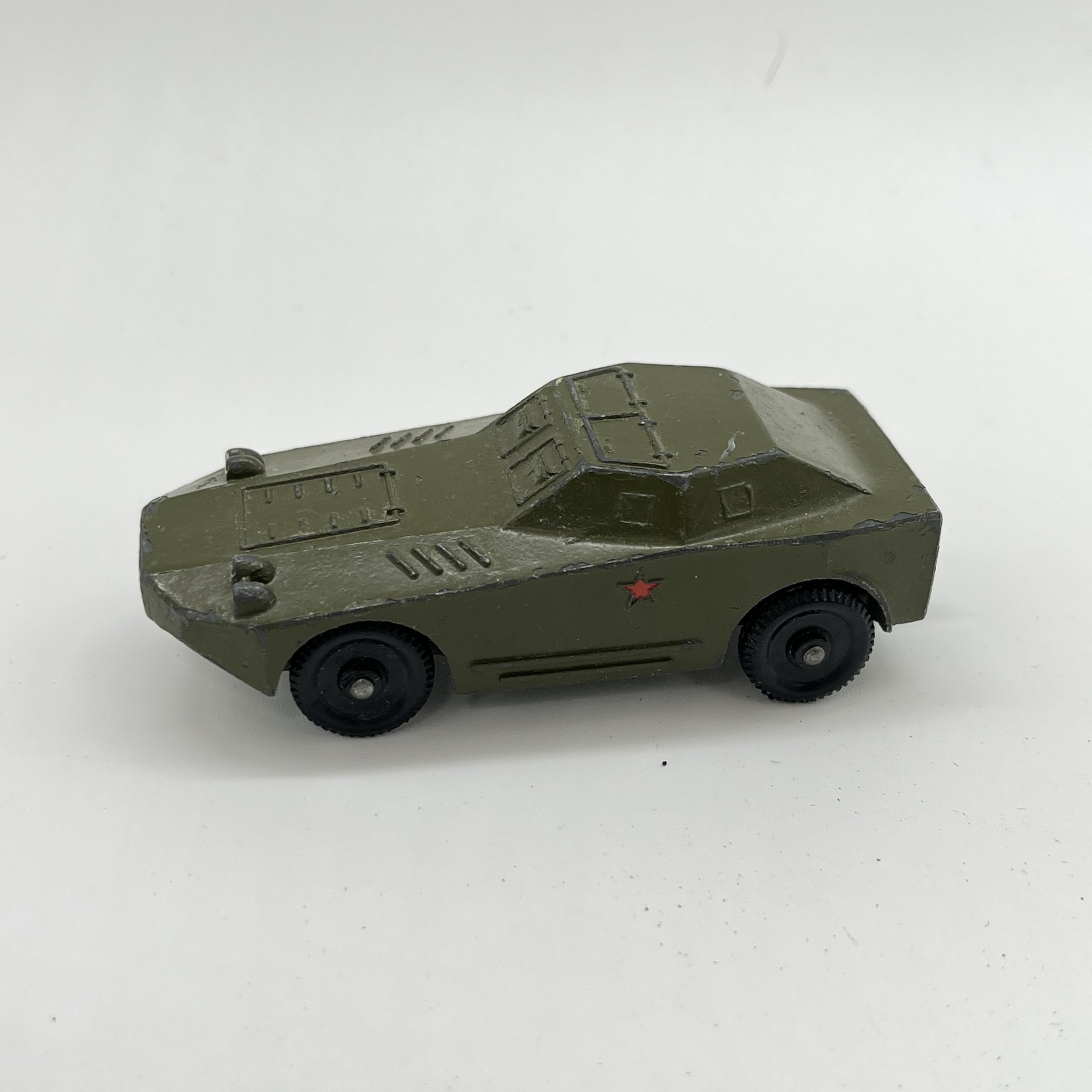 Масштабная модель "Бронеавтомобиль" из серии "Военная техника", металл, пластик, Тульский патронный завод (ТПЗ), СССР, 1970-1990 гг.