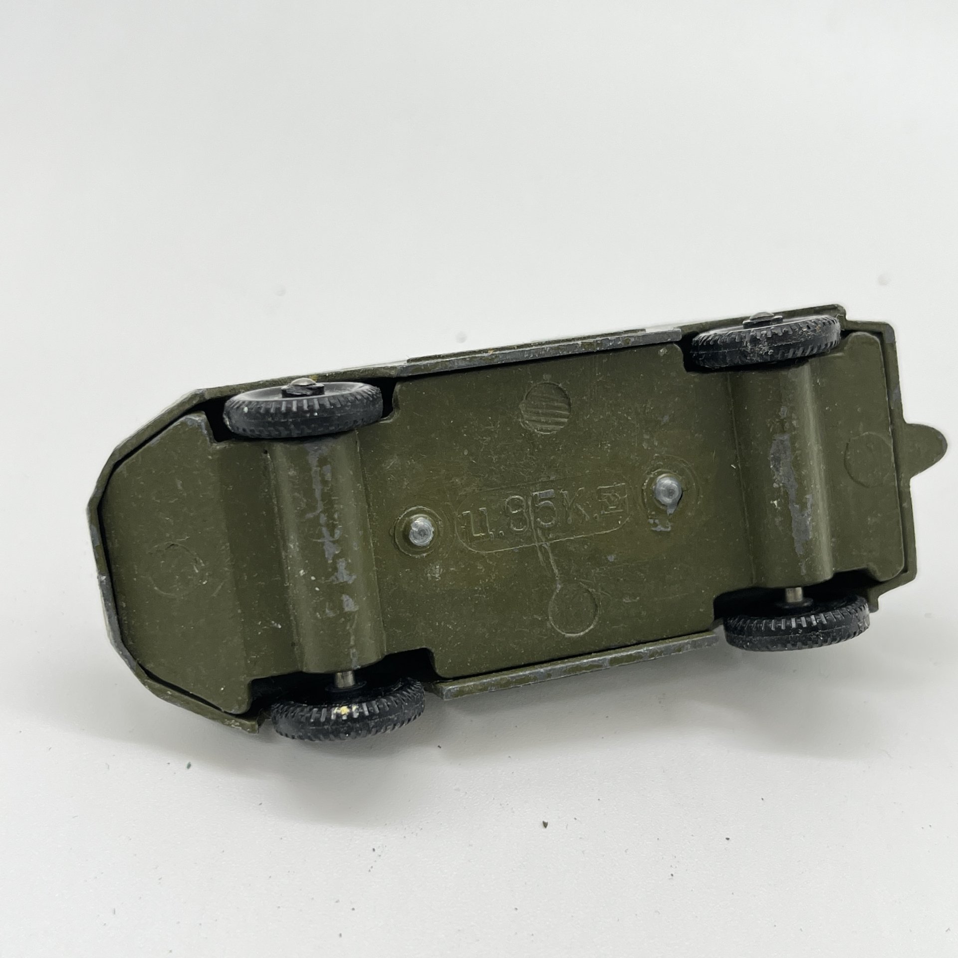 Масштабная модель "Бронеавтомобиль" из серии "Военная техника", металл, пластик, Тульский патронный завод (ТПЗ), СССР, 1970-1990 гг.