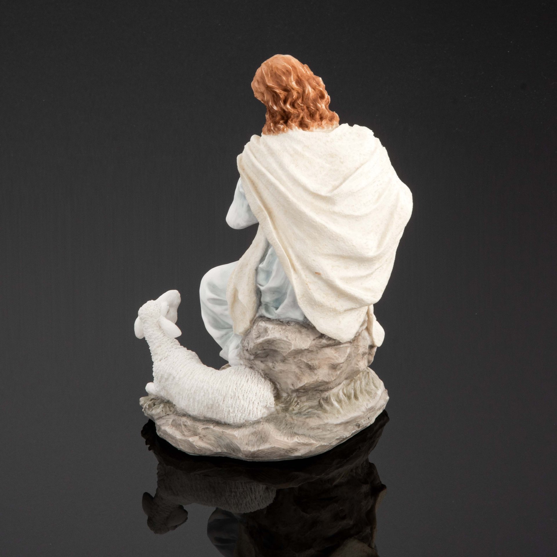 Статуэтка "Иисус с ягненком" Veronese, полистоун, Тайвань, 2023 г.