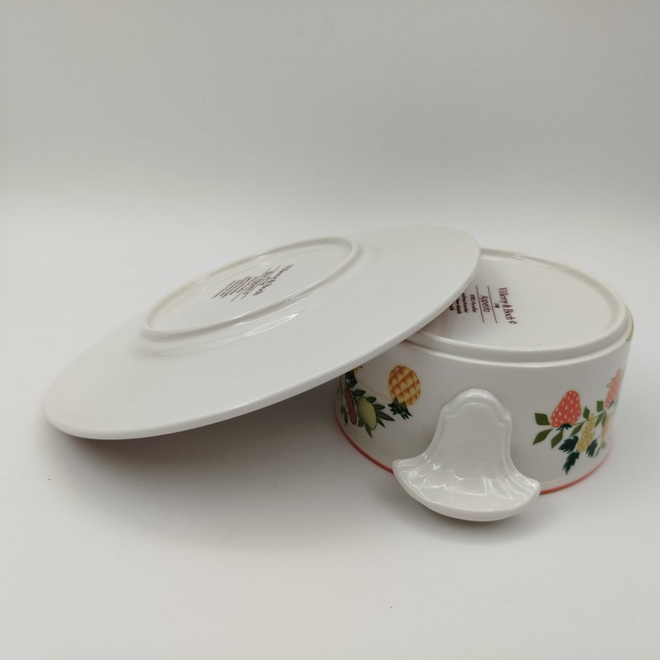 Набор для подачи бульона (бульонница),  коллекция Bon Appetit, фарфор, vitro, Villeroy & Boch, Германия, 1983-1989 гг.