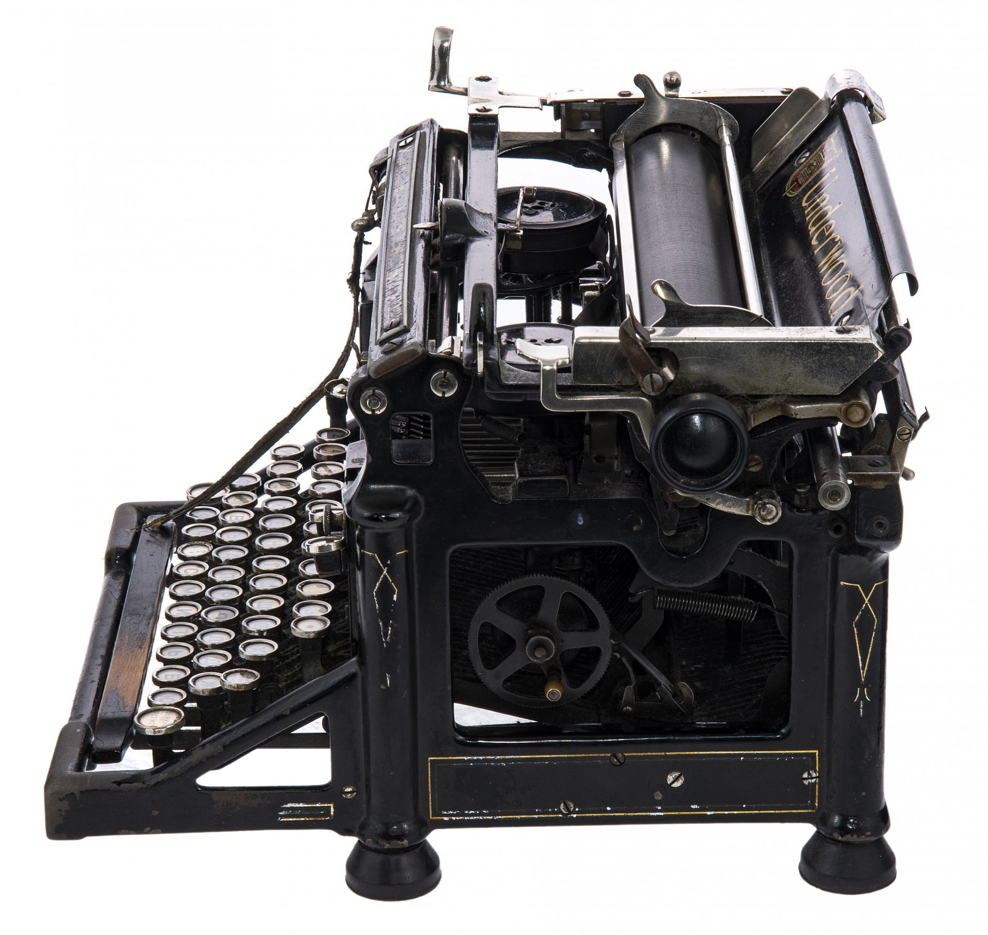 Печатная машинка "Underwood (Ундервудъ) model 5", металл, пластик, США, 1900-1937 гг., Underwood (Ундервудъ)