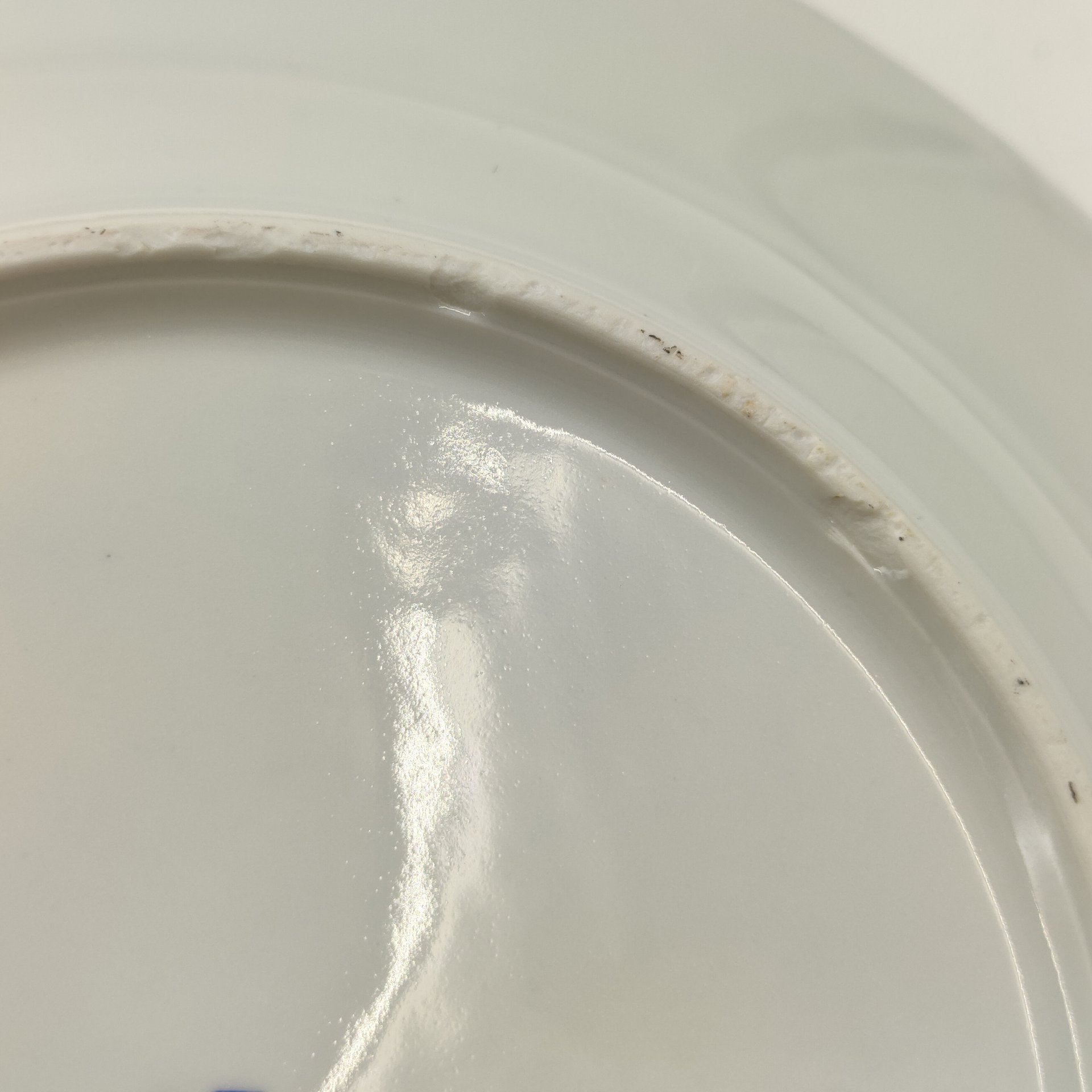 Набор из 6-ти суповых тарелок с растительным декором, фарфор, золочение, роспись, Барановский фарфоровый завод, СССР, 1970-1991 гг.