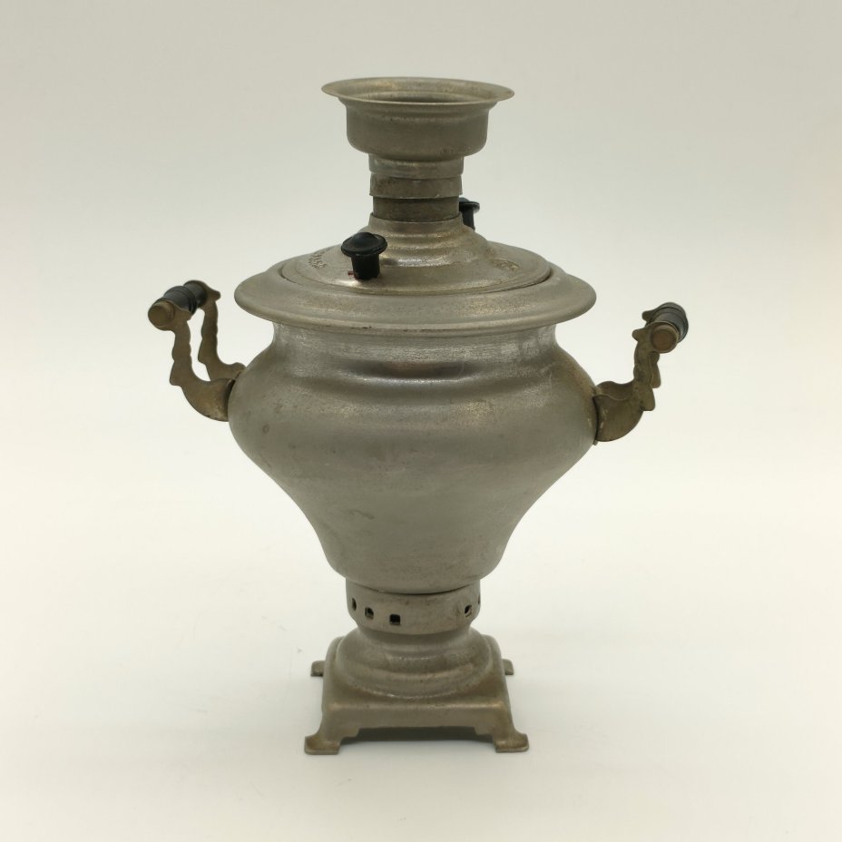 Самовар сувенирный "Ясная поляна", металл, пластик, Тульский машиностроительный завод «Штамп» им. Б.Л. Ванникова, СССР, 1980 г.