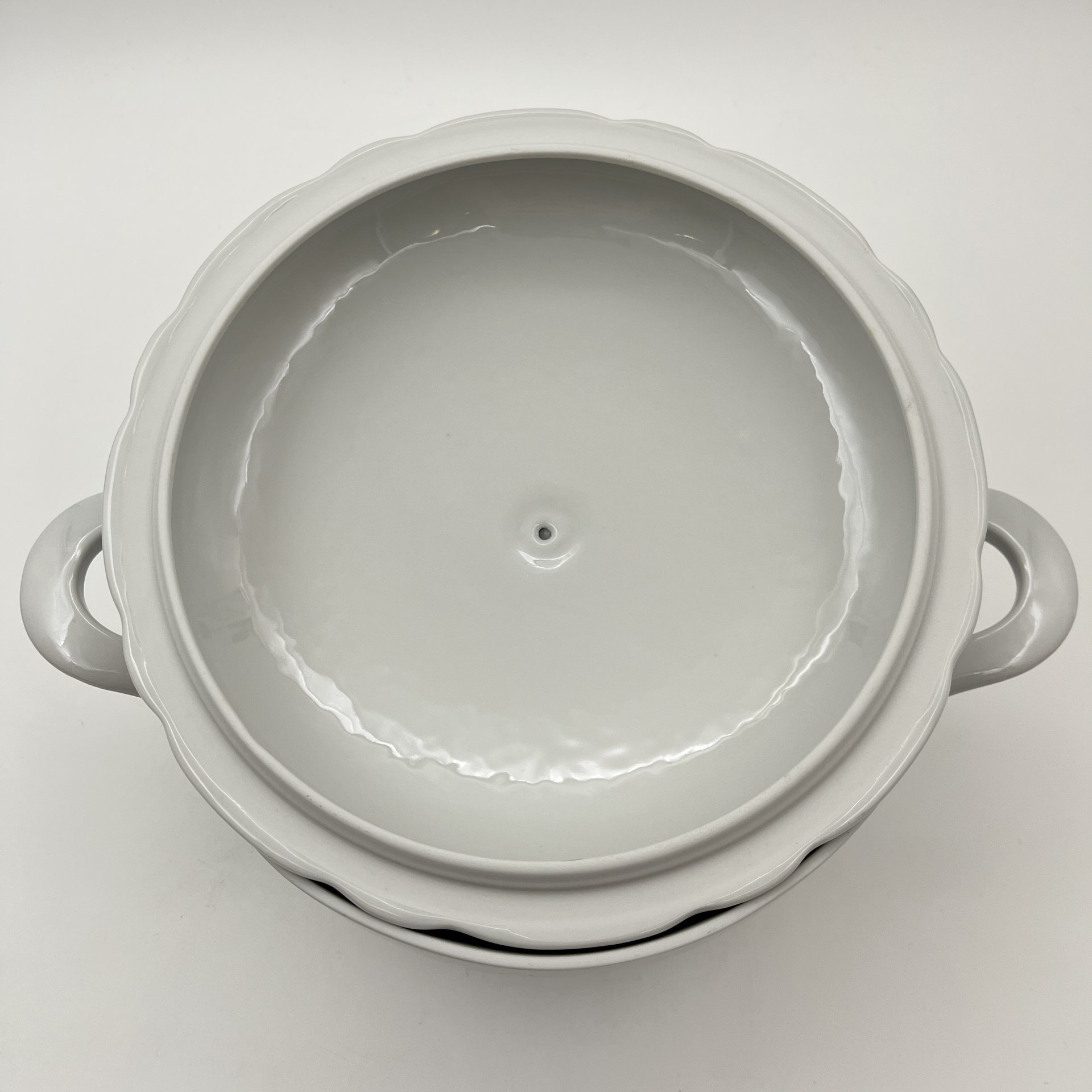 Супница "Райские птицы", выполненная в восточном стиле, фарфор, деколь, Kahla, ГДР, 1968-1987 гг.