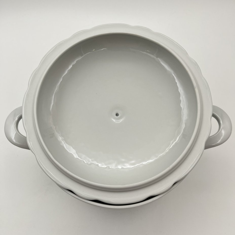 Супница "Райские птицы", выполненная в восточном стиле, фарфор, деколь, Kahla, ГДР, 1968-1987 гг.