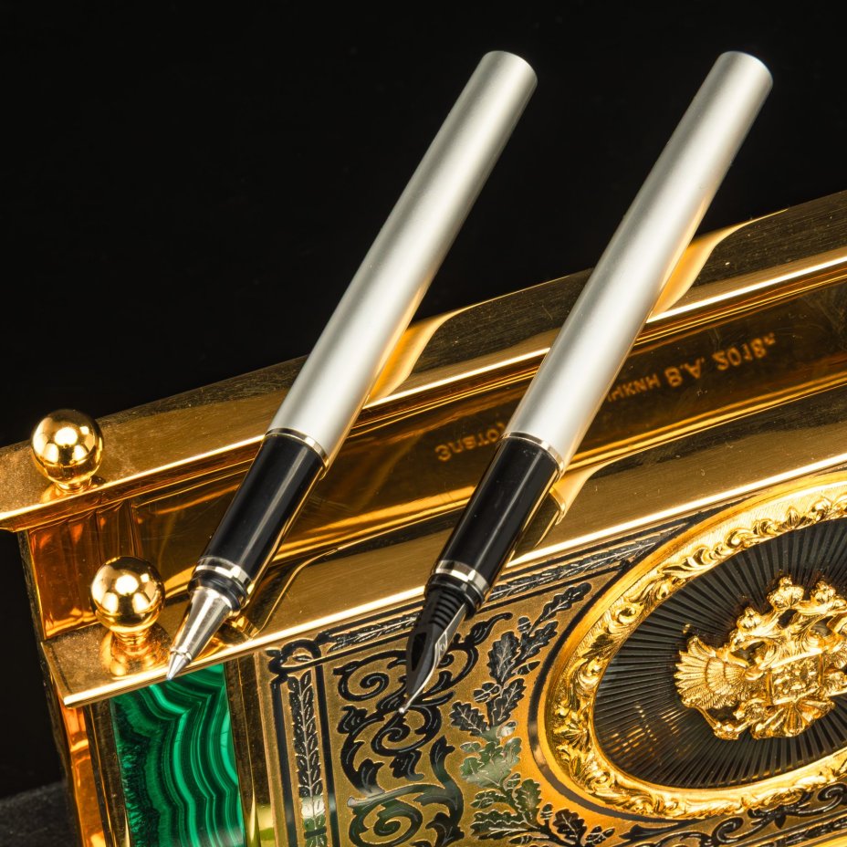 Набор письменный "Малахит"