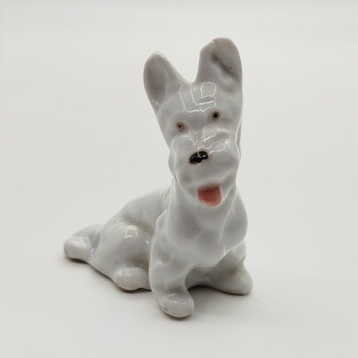 Статуэтка "Скотчтерьер", автор модели Б.Я. Воробьев