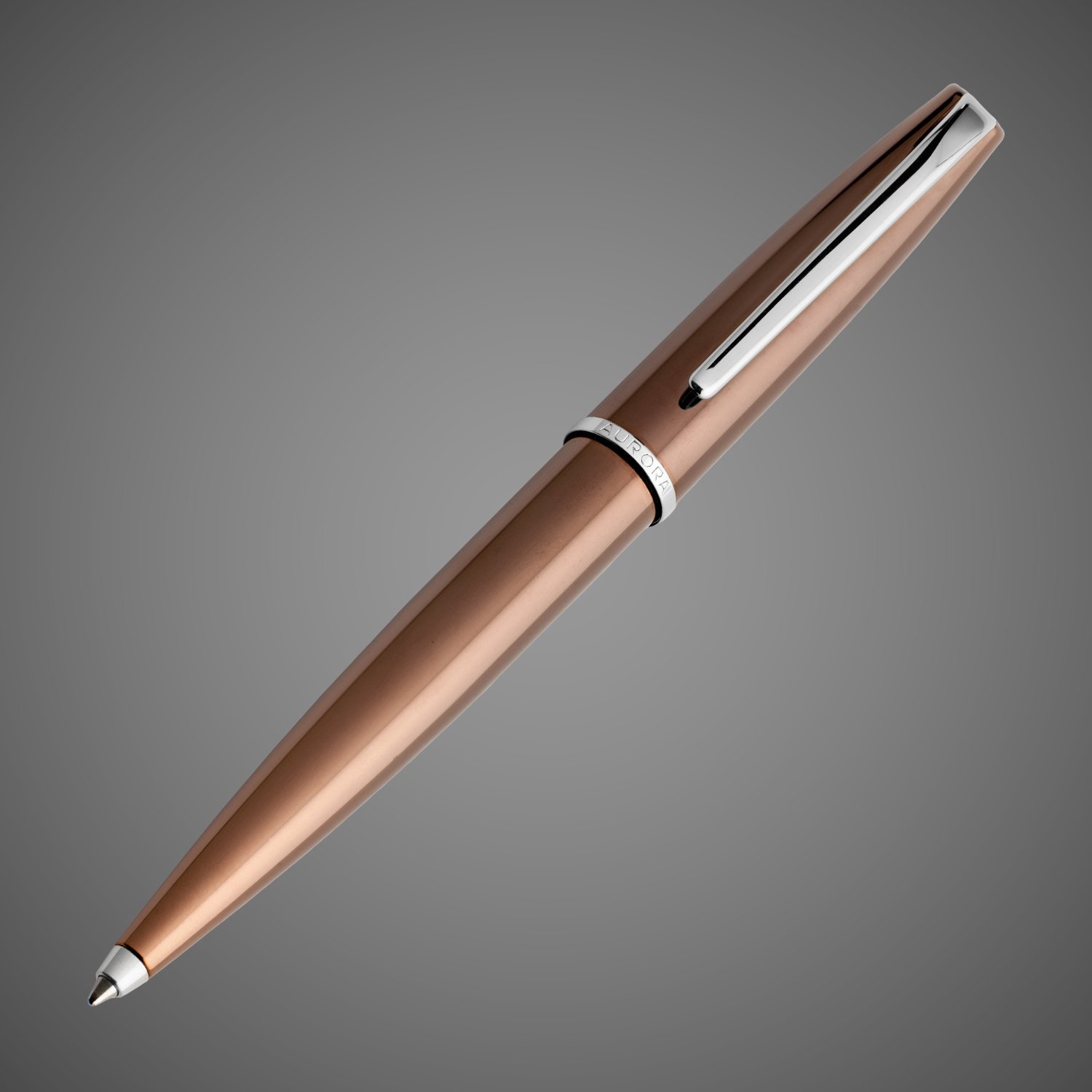 Шариковая ручка Aurora Style Metal Bronze PVD, в подарочной коробке, Металлы: латунь, хром
