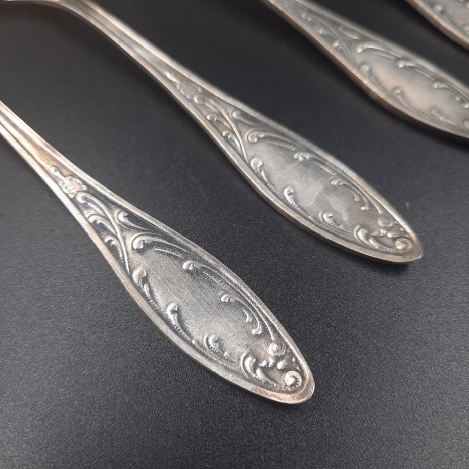 Набор из шести чайных ложек "Пламя", Кольчугинский завод цветных металлов