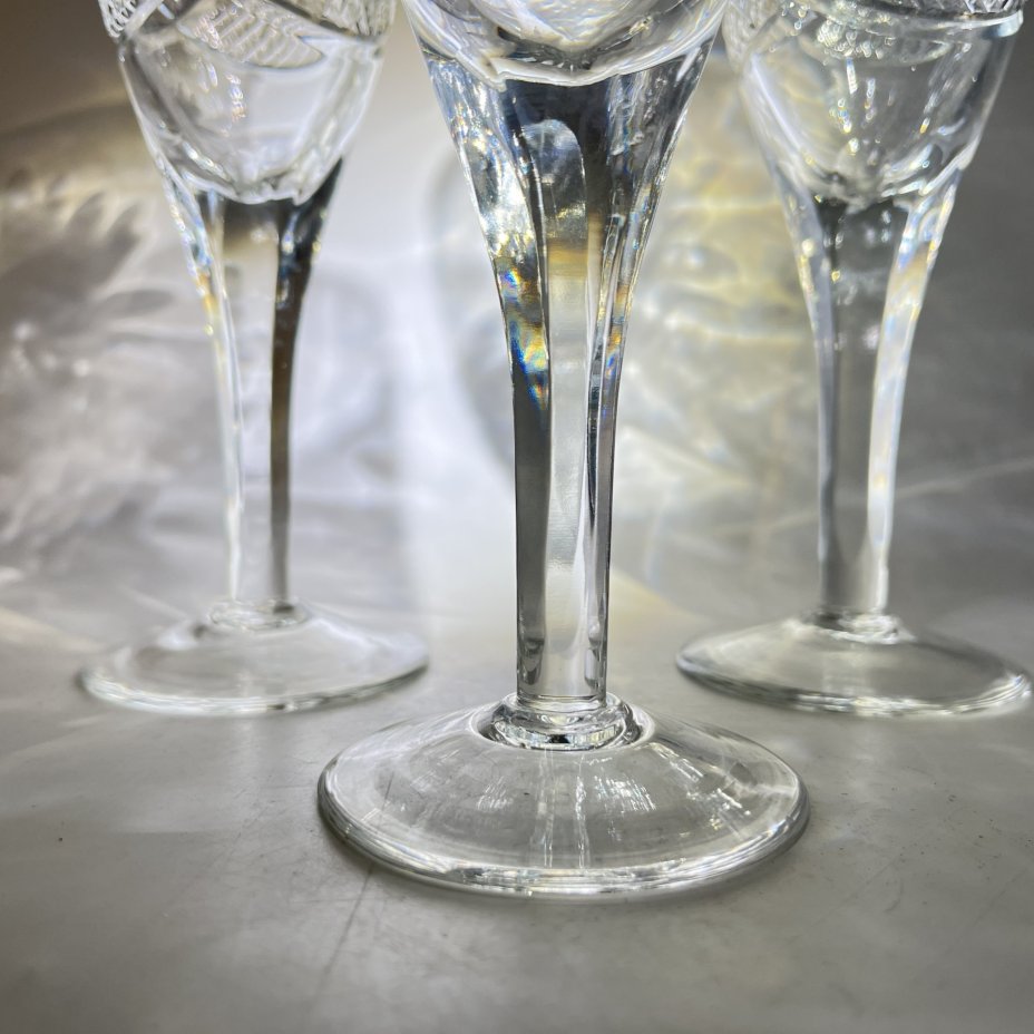 Набор из 3 бокалов с геометрическим декором