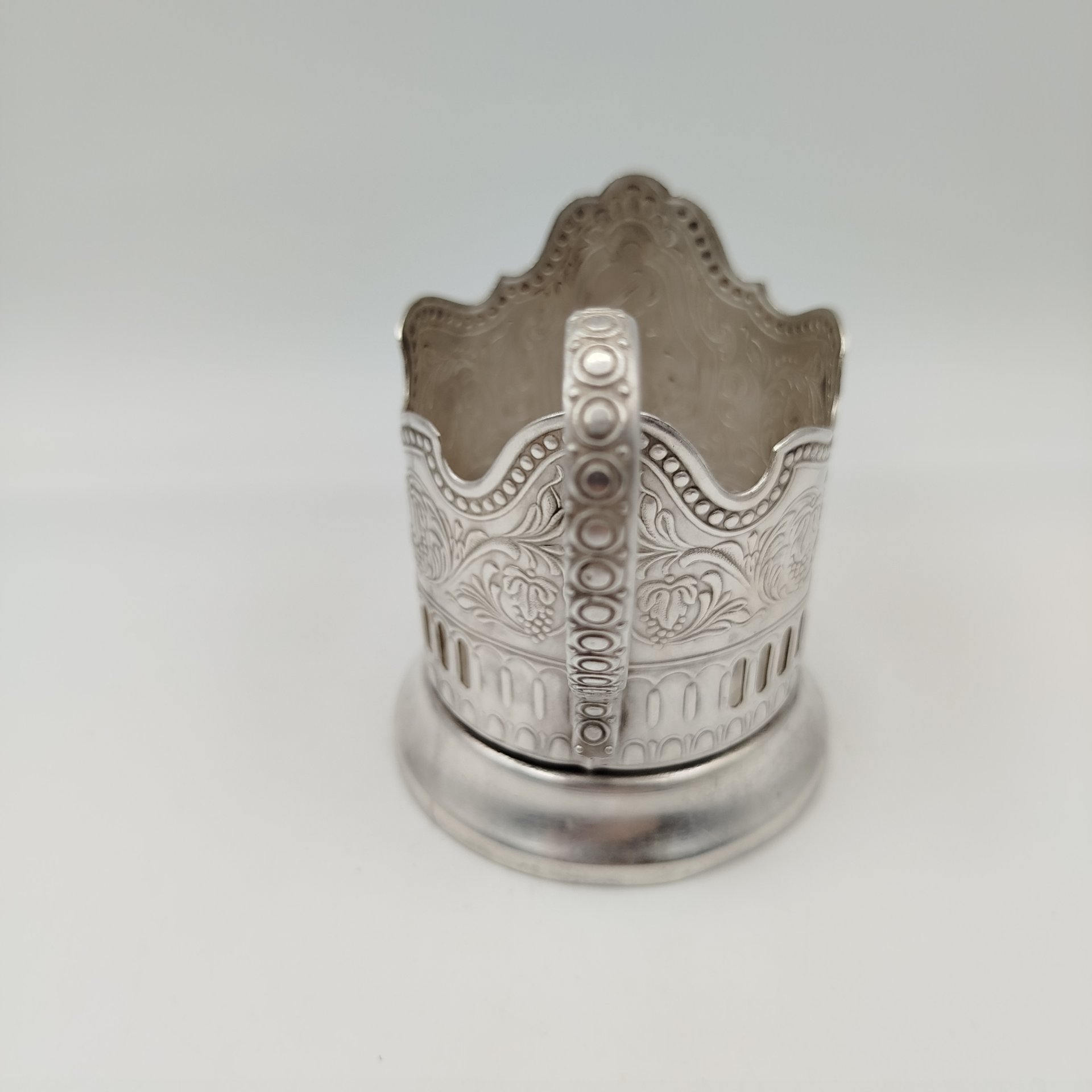 Подстаканник "Советский космос", мНЦ (медь-никель-цинк), Кольчугинский завод цветных металлов, СССР, 1970-1980 гг.