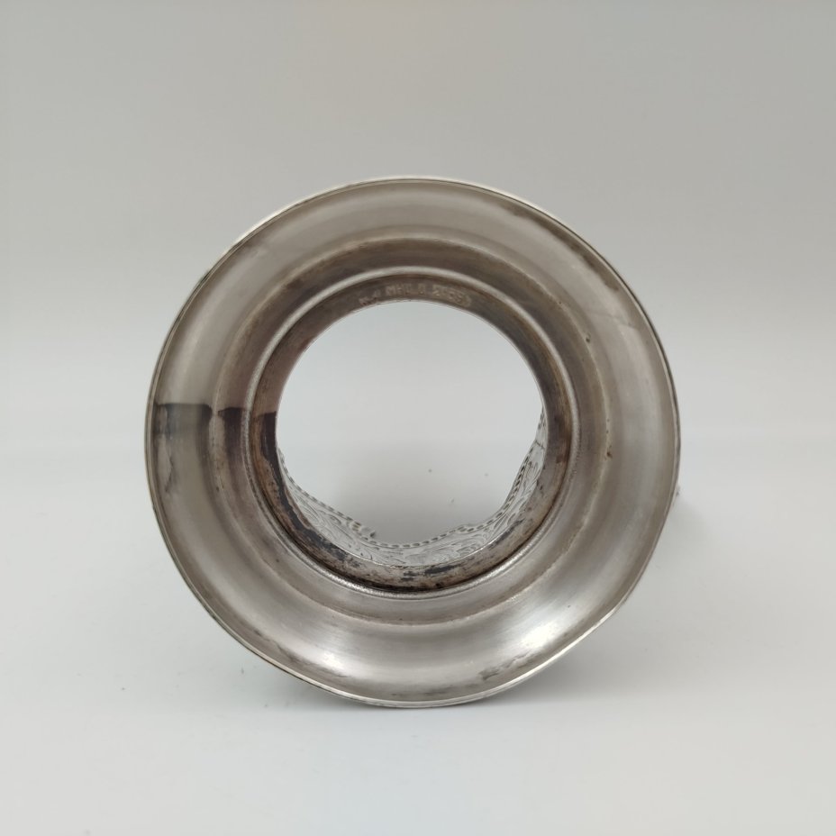 Подстаканник "Советский космос", мНЦ (медь-никель-цинк), Кольчугинский завод цветных металлов, СССР, 1970-1980 гг.