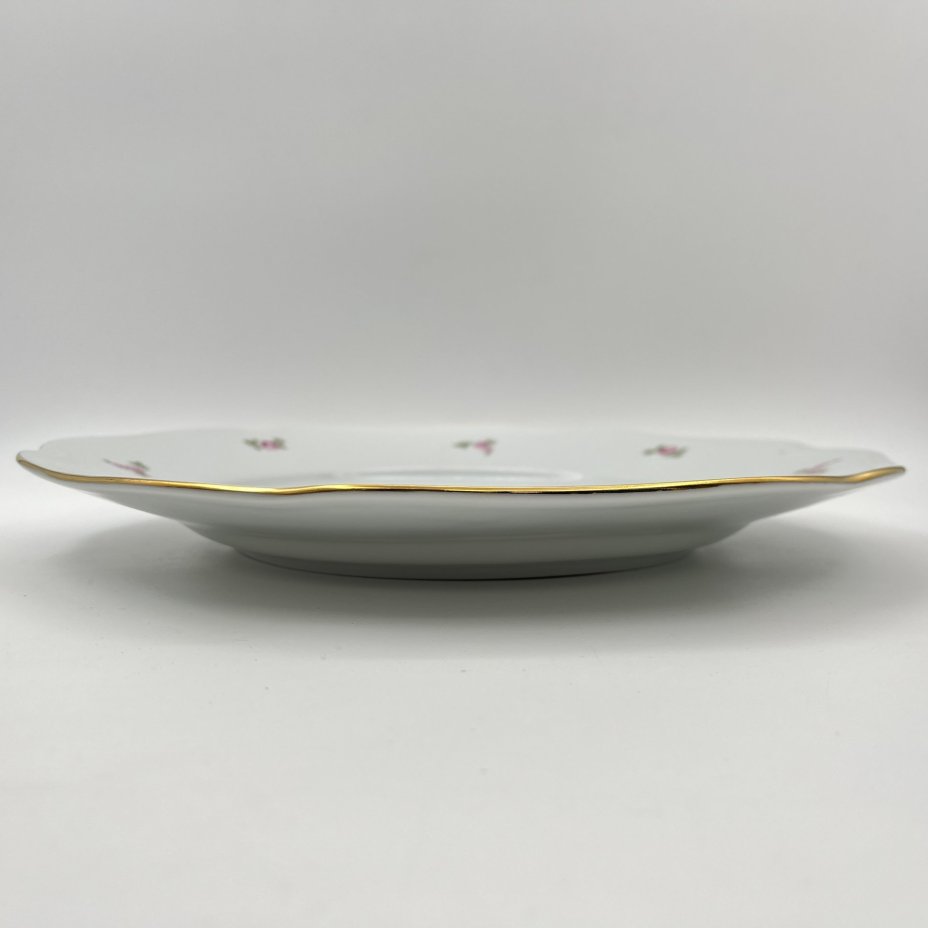 Блюдо "Мейсенский букет", фарфор, деколь, золочение, Bohemia (Neurohlau), Чехословакия, 1970-1990 гг.