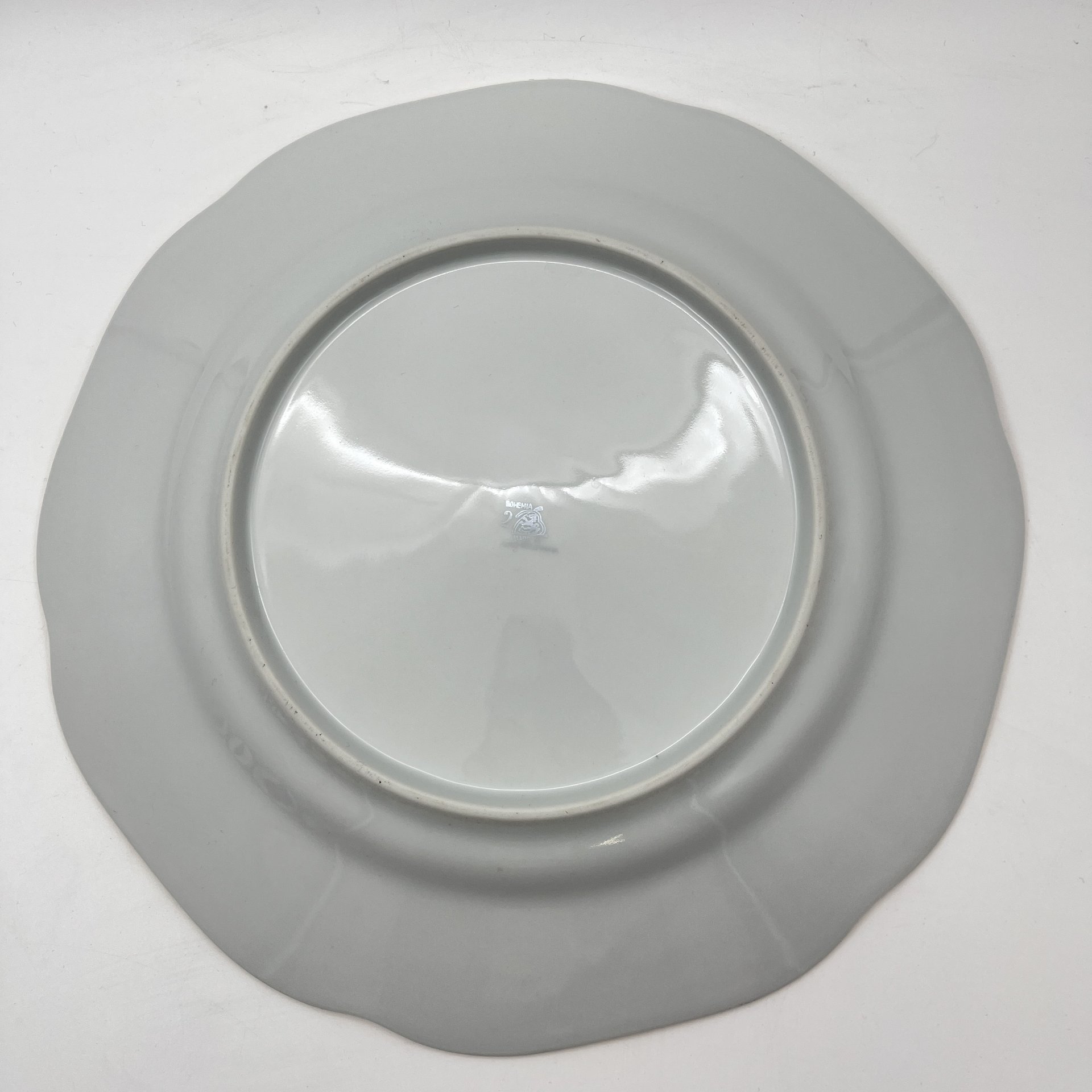 Блюдо "Мейсенский букет", фарфор, деколь, золочение, Bohemia (Neurohlau), Чехословакия, 1970-1990 гг.