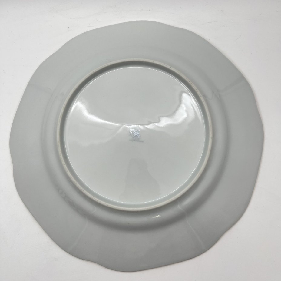 Блюдо "Мейсенский букет", фарфор, деколь, золочение, Bohemia (Neurohlau), Чехословакия, 1970-1990 гг.