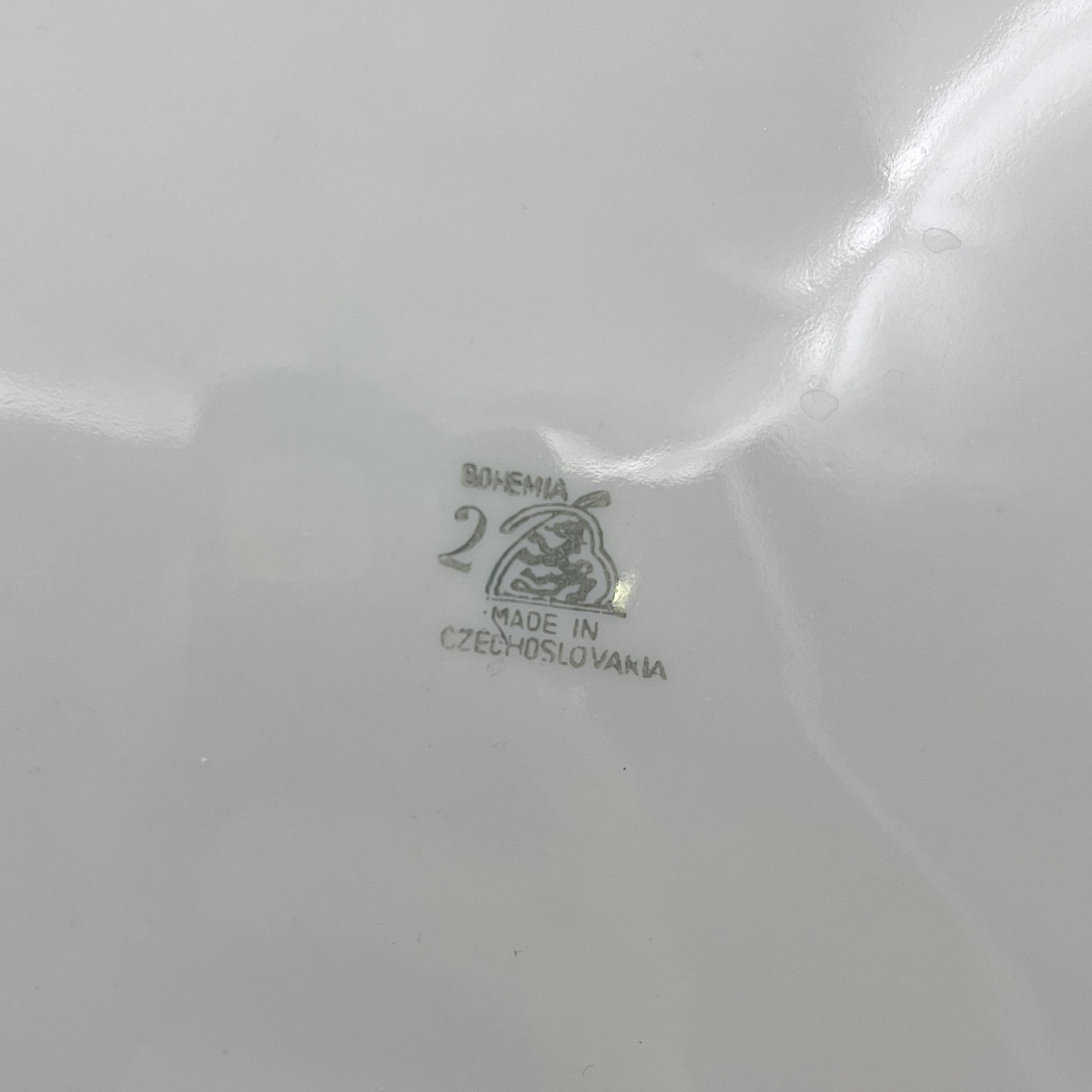 Блюдо "Мейсенский букет", фарфор, деколь, золочение, Bohemia (Neurohlau), Чехословакия, 1970-1990 гг.