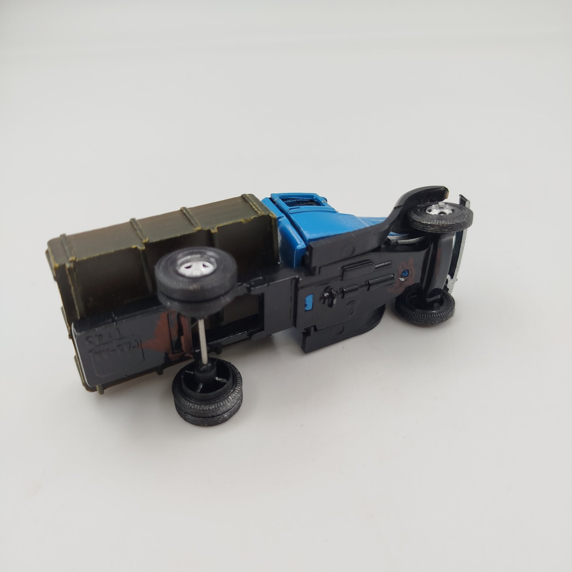 Масштабная модель автомобиля "ГАЗ-АА", пластик, металл, картон, СССР, 1970-1980 гг.