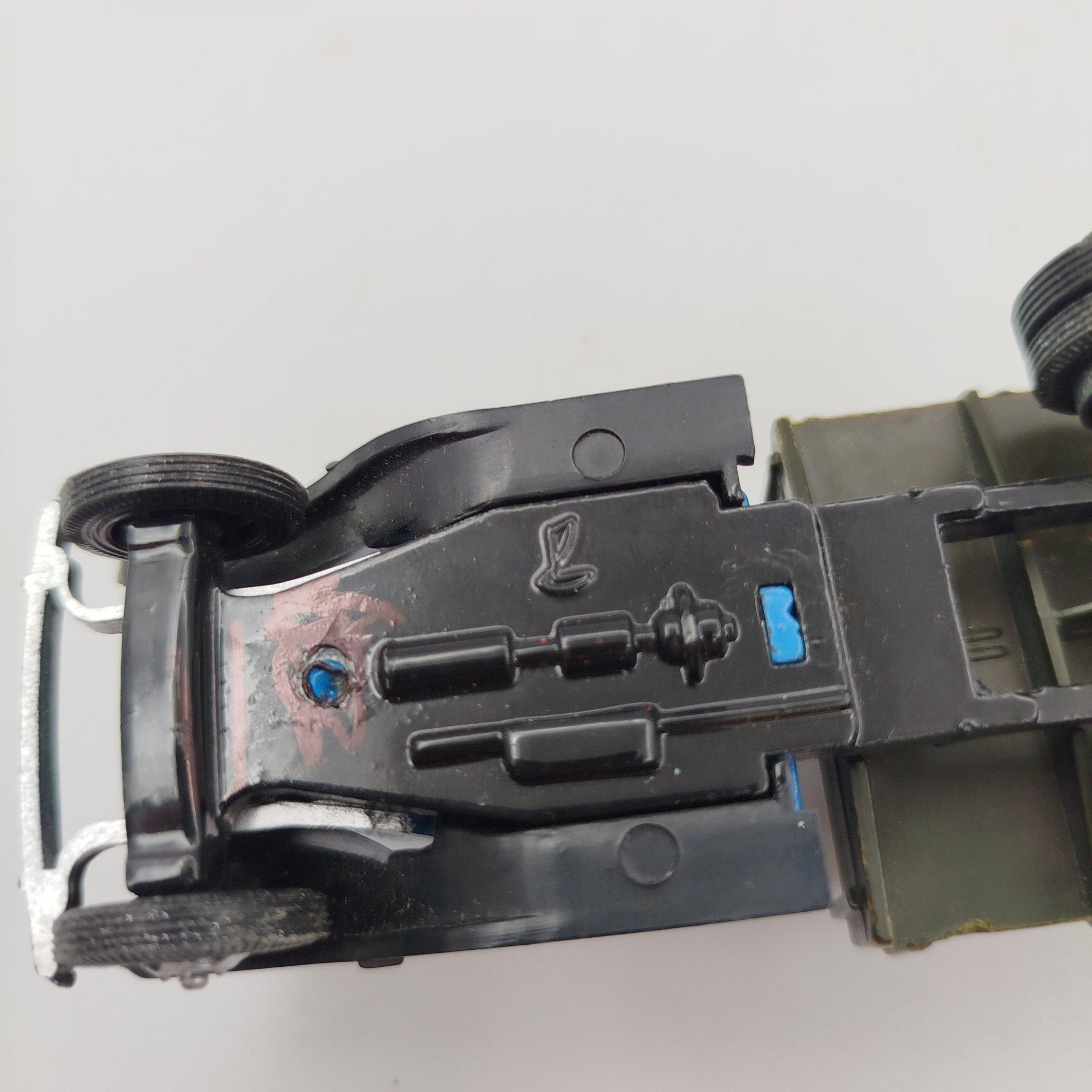 Масштабная модель автомобиля "ГАЗ-АА", пластик, металл, картон, СССР, 1970-1980 гг.