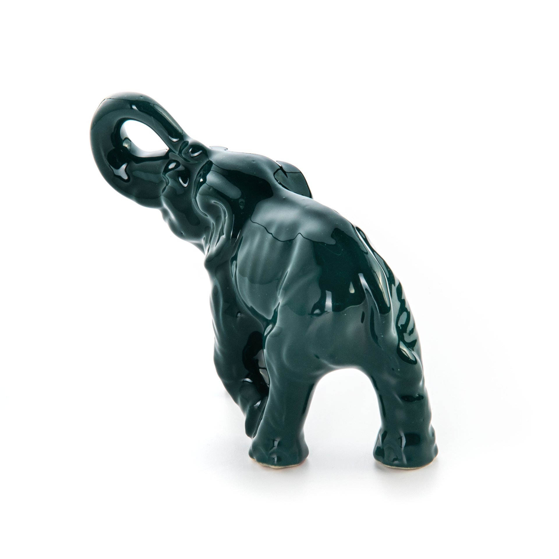 Статуэтка "Слон", фарфор, крытье, СССР, 1960-1990 гг.