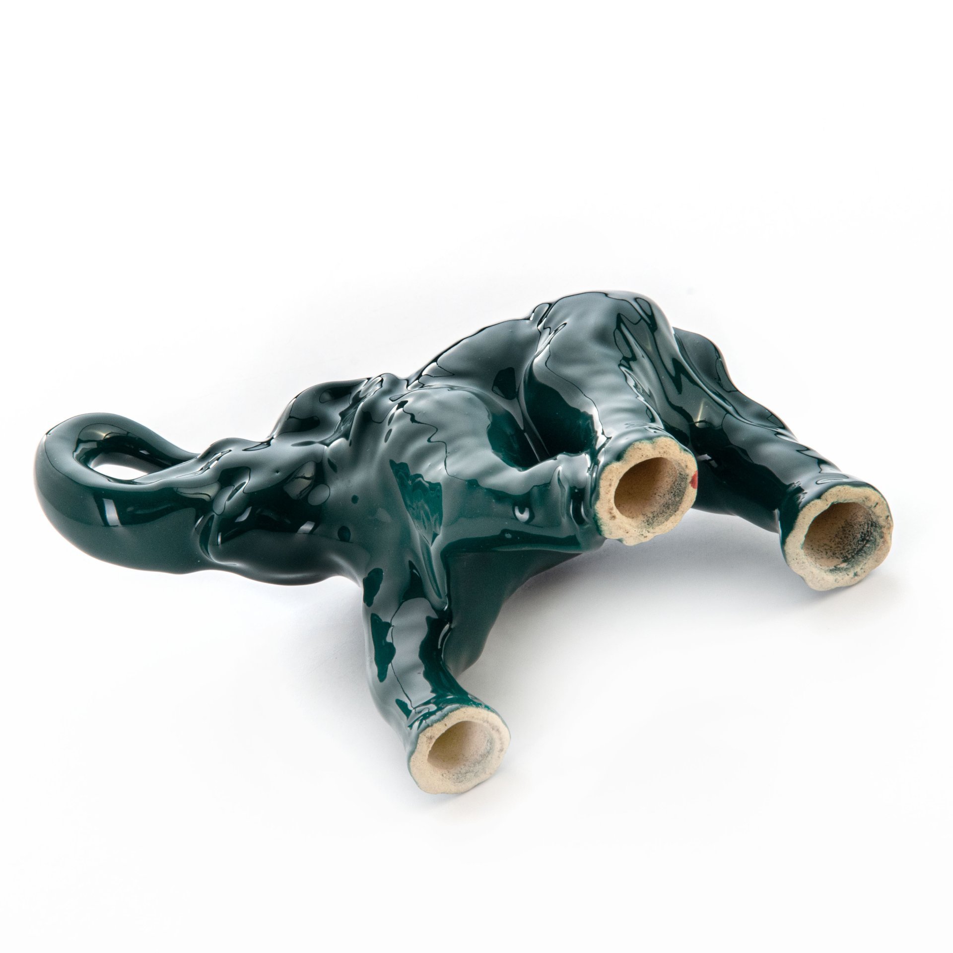 Статуэтка "Слон", фарфор, крытье, СССР, 1960-1990 гг.