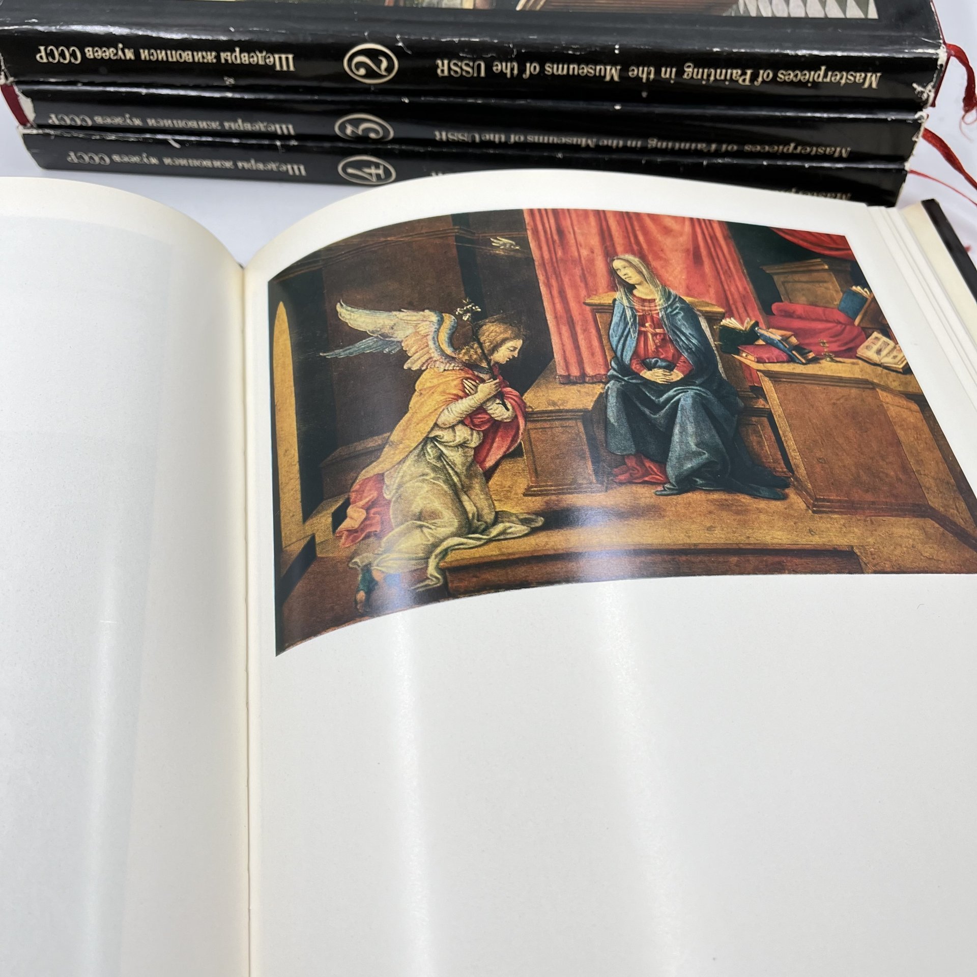 Альбом (книга) "Шедевры живопись музеев СССР", 4 выпуска, авт.-сост. Н. Е. Григорович, ред. Д. В. Сарабьянов, бумага, печать, Гознак, СССР, 1974 г., Гознак