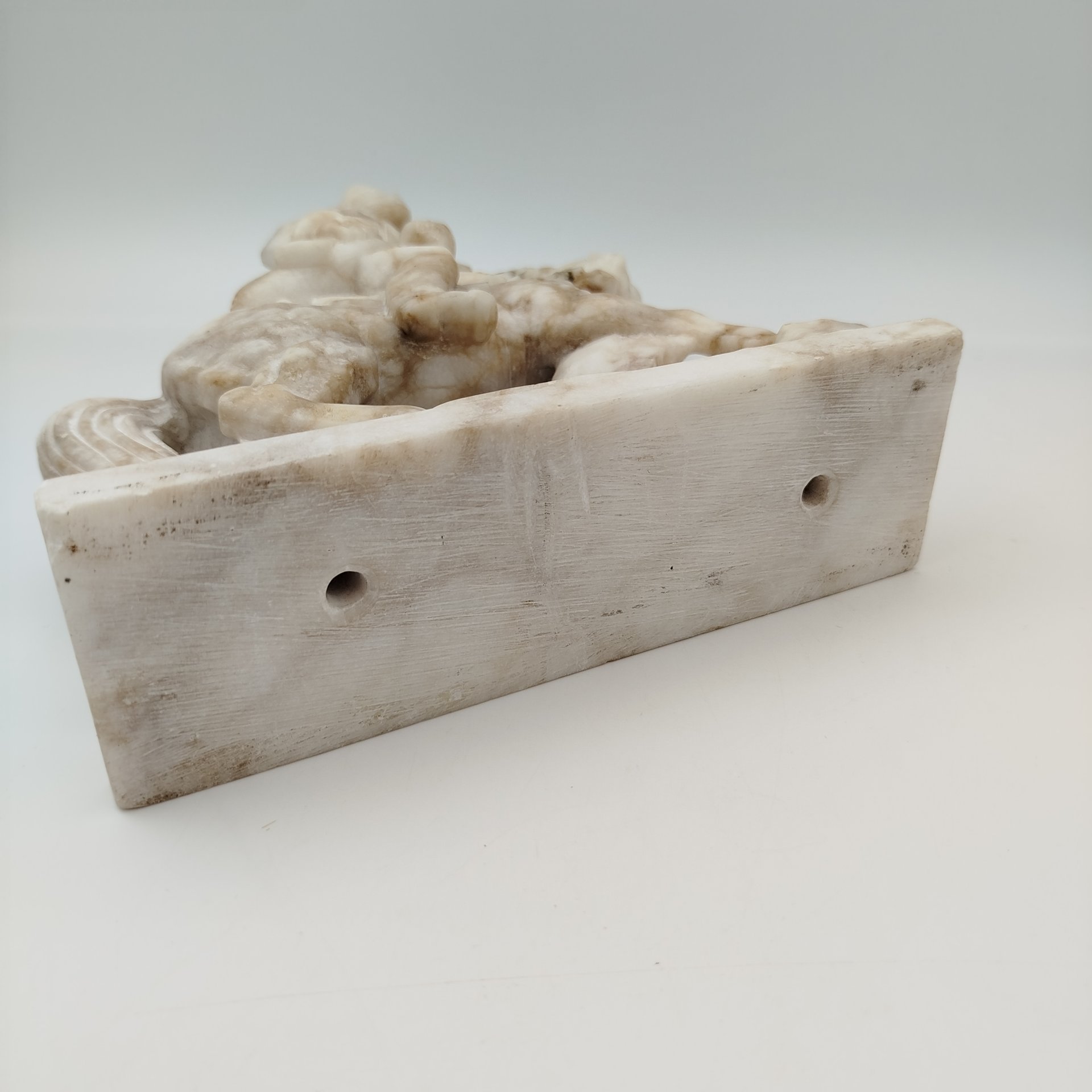 Статуэтка из письменного набора "Партизан", ангидрит, СССР, 1950-1970 гг.