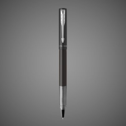 Ручка-роллер Parker Vector XL Black CT, стержень: F, цвет чернил:black, в подарочной упаковке, Металлы: нержавеющая сталь, пластик