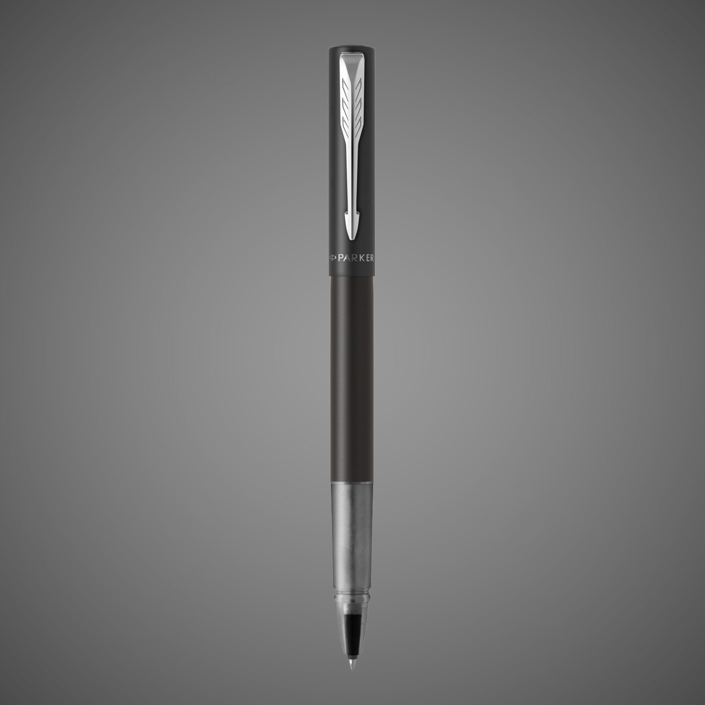 Ручка-роллер Parker Vector XL Black CT, стержень: F, цвет чернил:black, в подарочной упаковке, Металлы: нержавеющая сталь, пластик