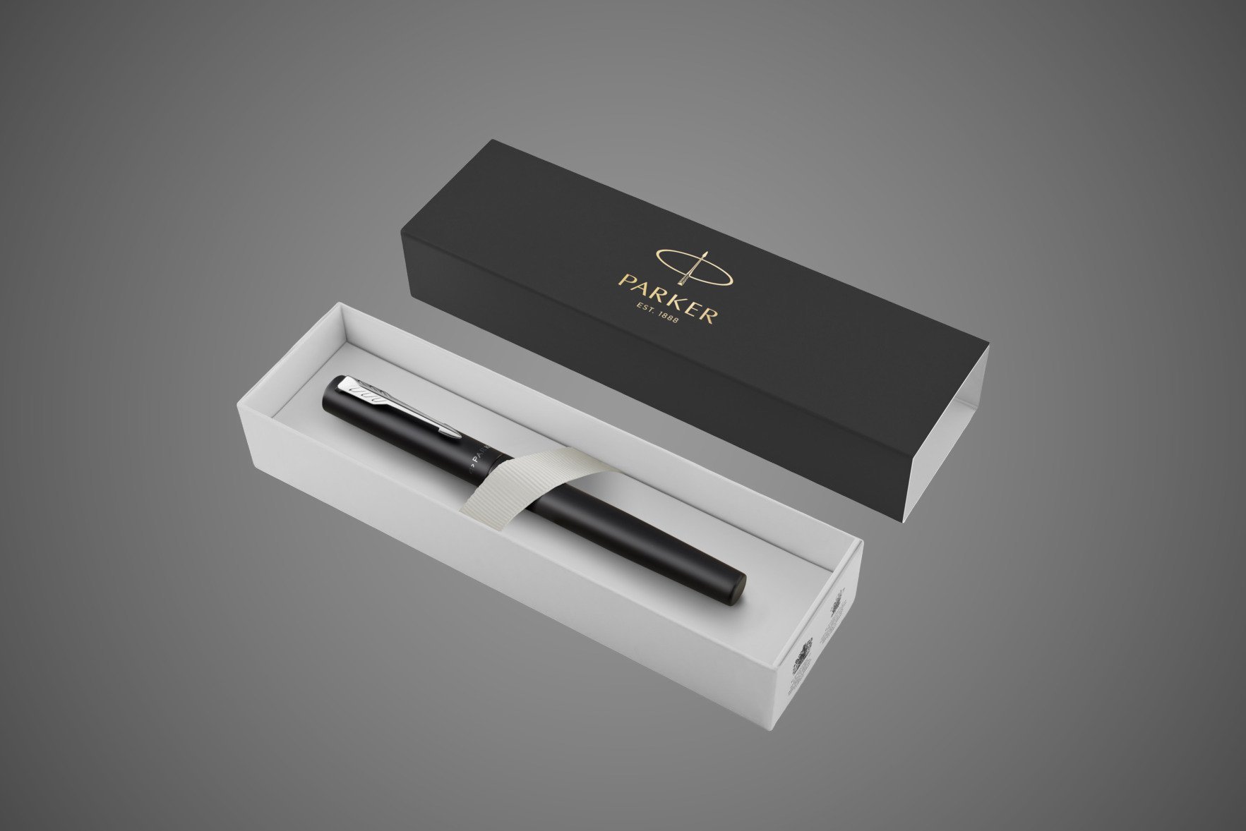Ручка-роллер Parker Vector XL Black CT, стержень: F, цвет чернил:black, в подарочной упаковке, Металлы: нержавеющая сталь, пластик