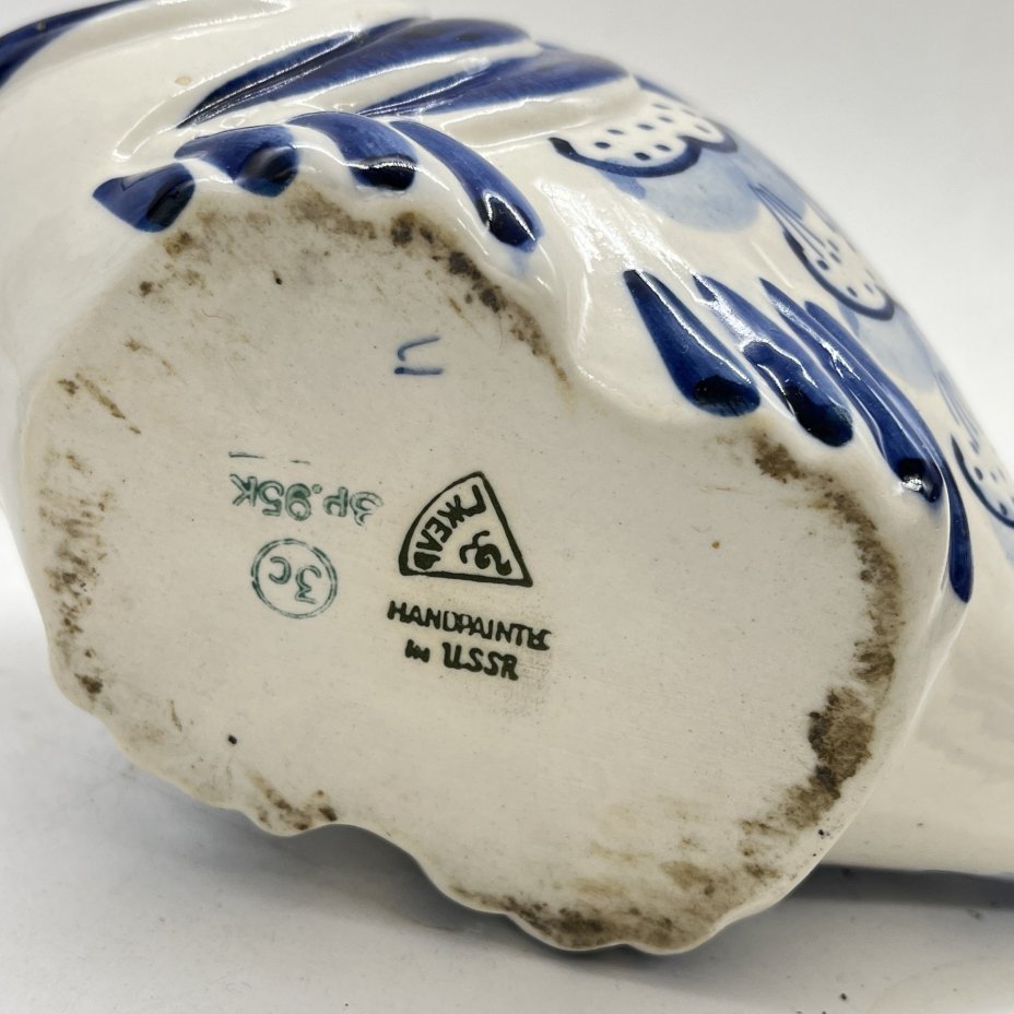 Сахарница "Рыба-кит" с расписным декором