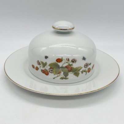 Масленка "Клубника и божьи коровки", Graf Von Henneberg Porzellan