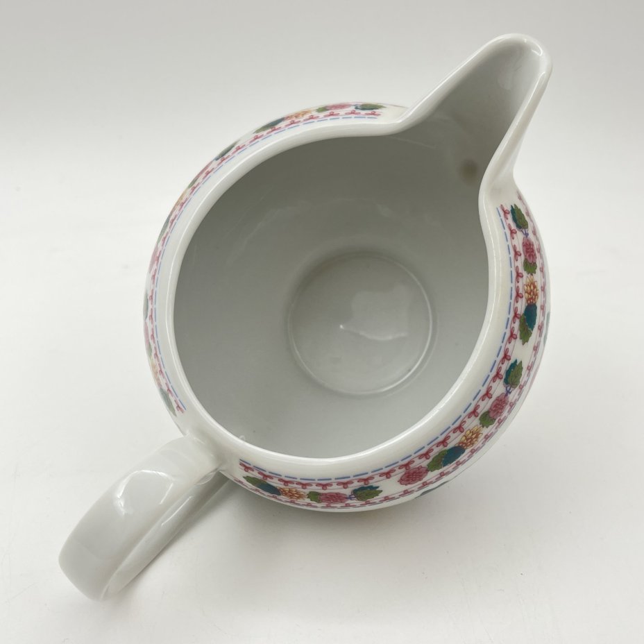 Соусник "Райские птицы", выполненный в восточном стиле, фарфор, деколь, Kahla, ГДР, 1968-1987 гг.