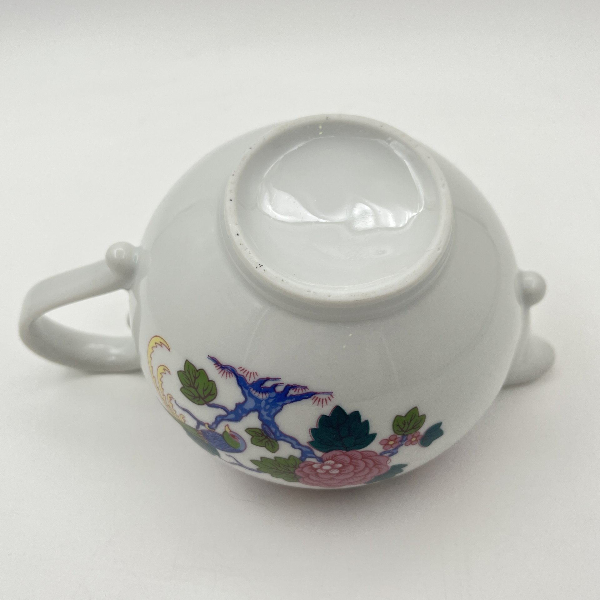 Соусник "Райские птицы", выполненный в восточном стиле, фарфор, деколь, Kahla, ГДР, 1968-1987 гг.