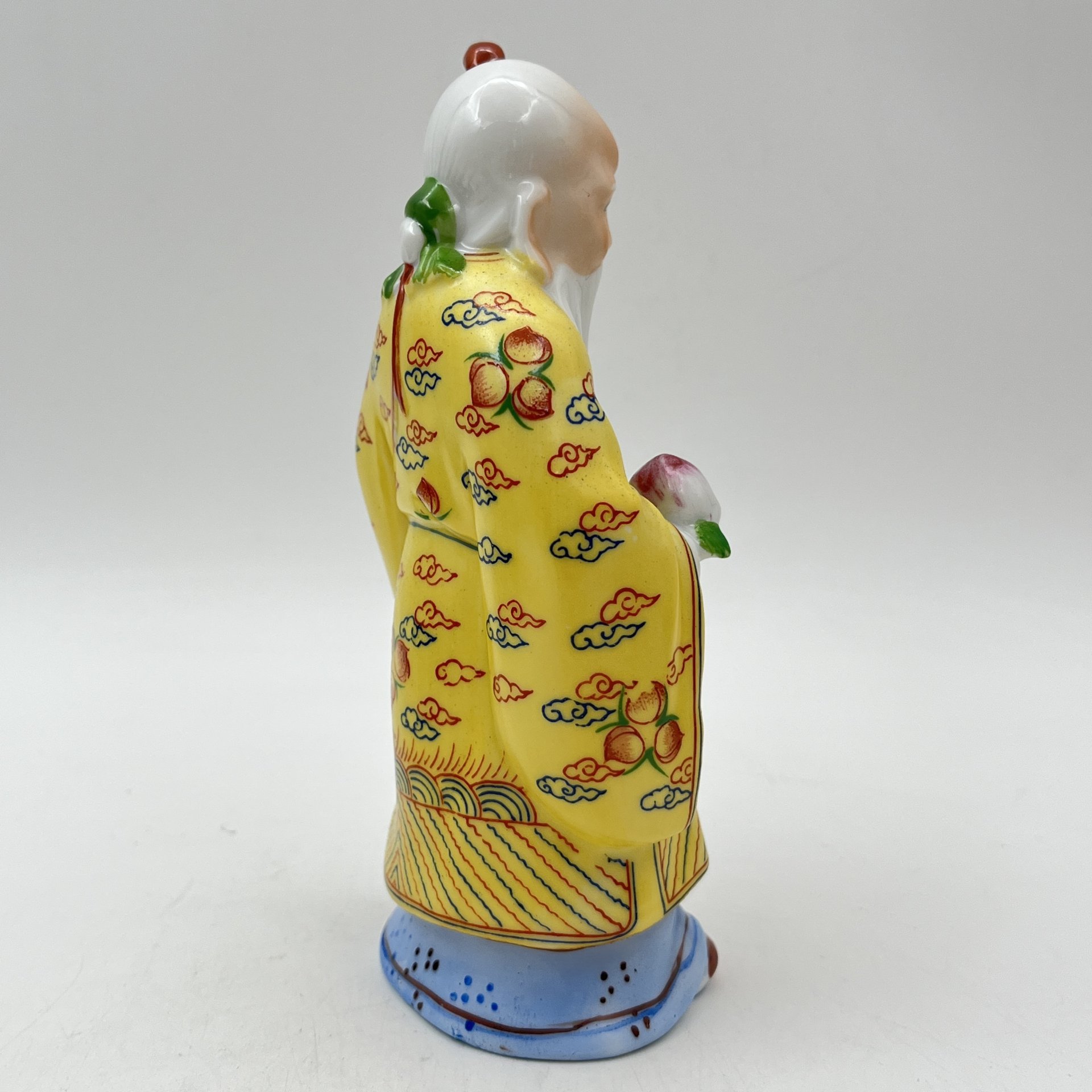 Статуэтка "Шоу-син" (божество долголетия), фарфор, роспись, Китай, 1980-2000 гг.