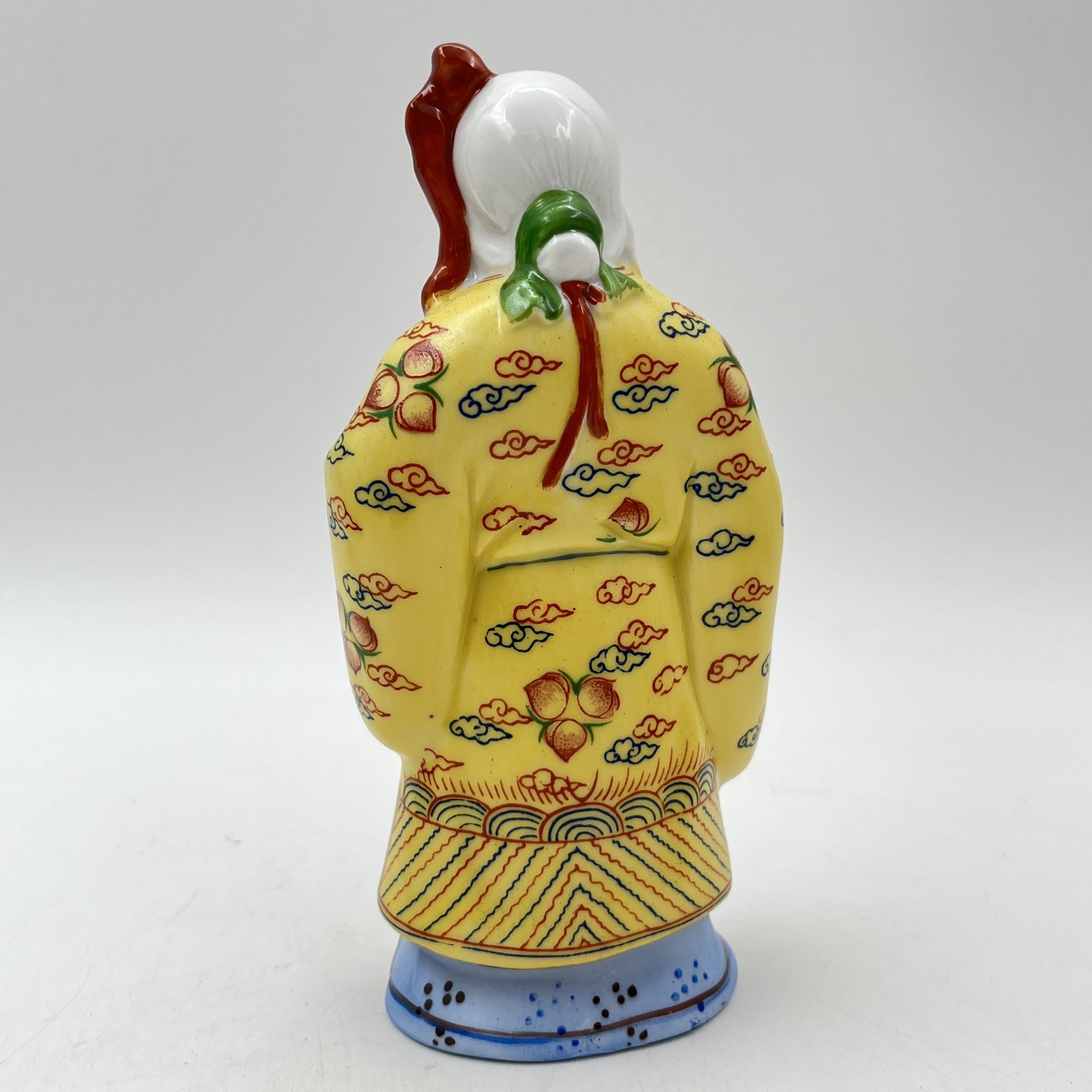 Статуэтка "Шоу-син" (божество долголетия), фарфор, роспись, Китай, 1980-2000 гг.