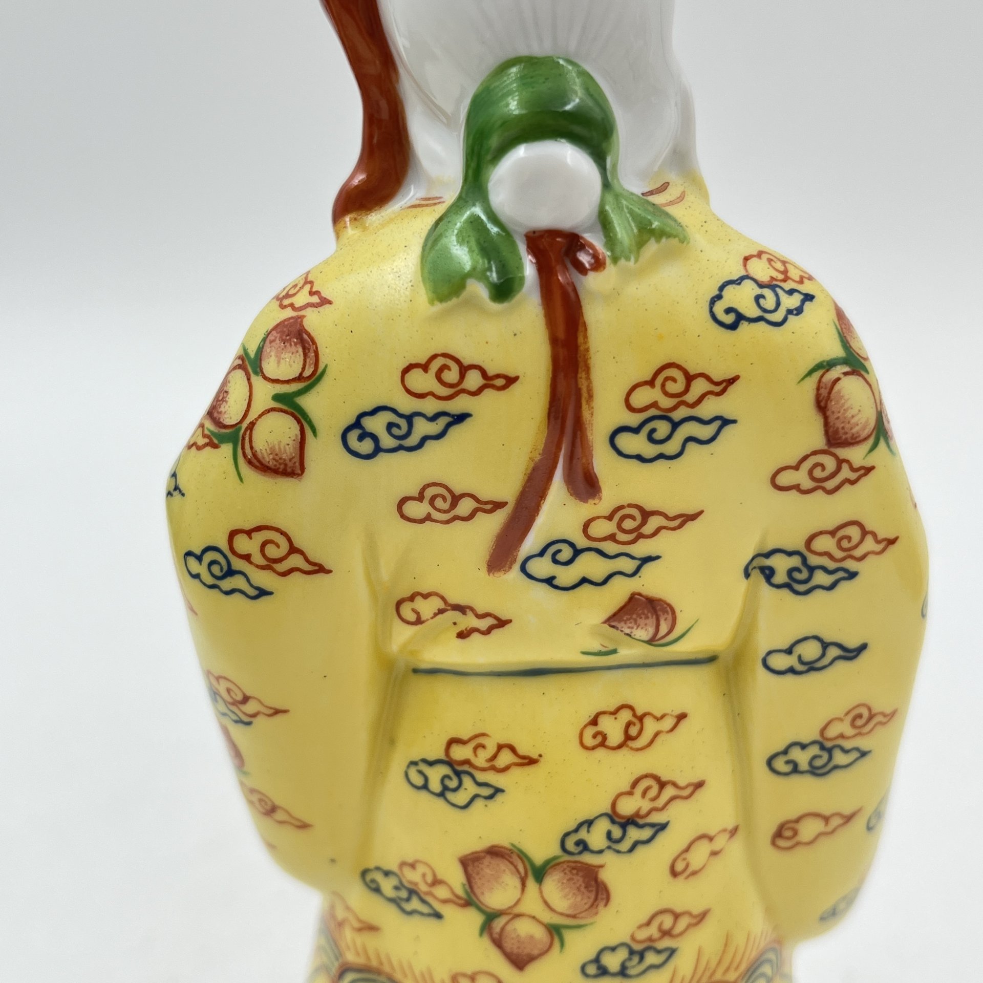 Статуэтка "Шоу-син" (божество долголетия), фарфор, роспись, Китай, 1980-2000 гг.