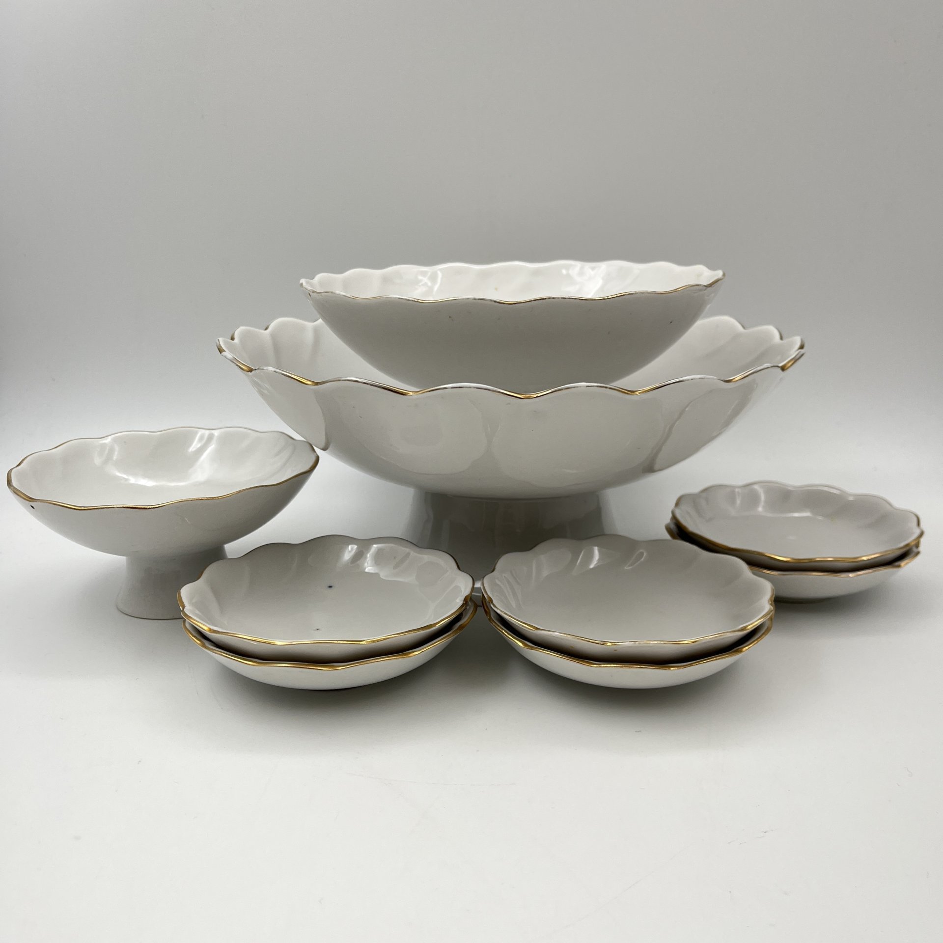 Набор сервировочный для десерта на 6 персон (9 предметов)