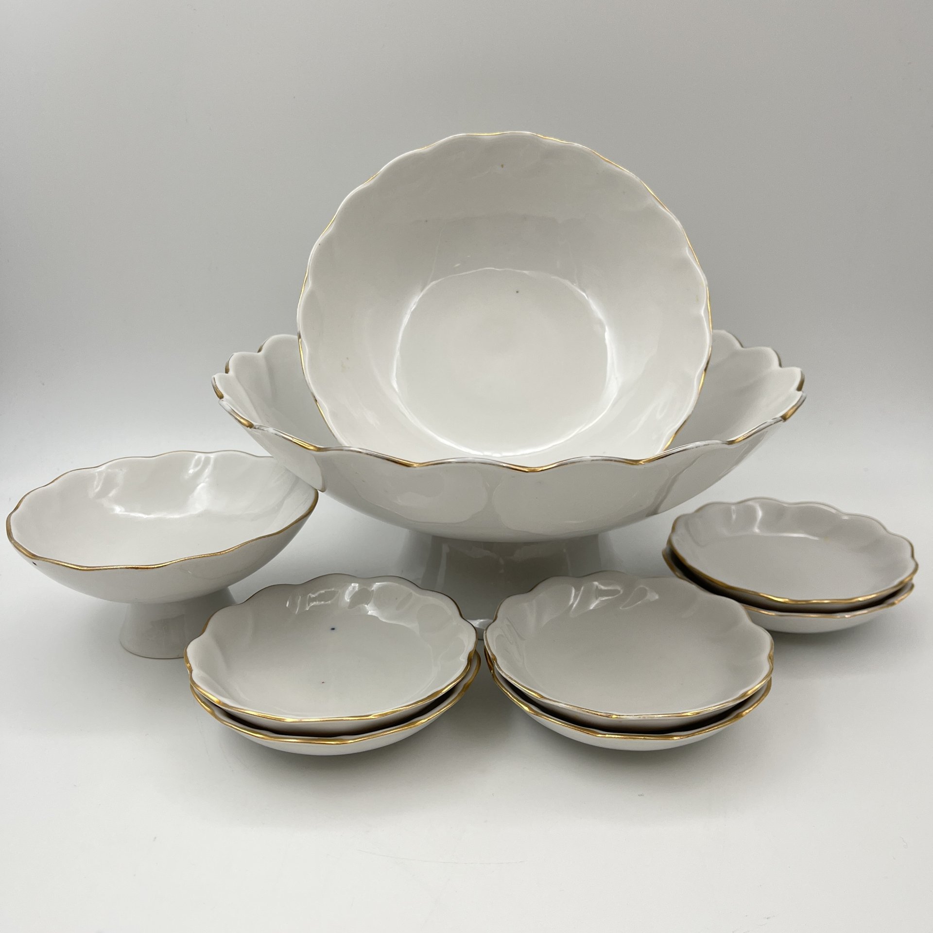 Набор сервировочный для десерта на 6 персон (9 предметов)