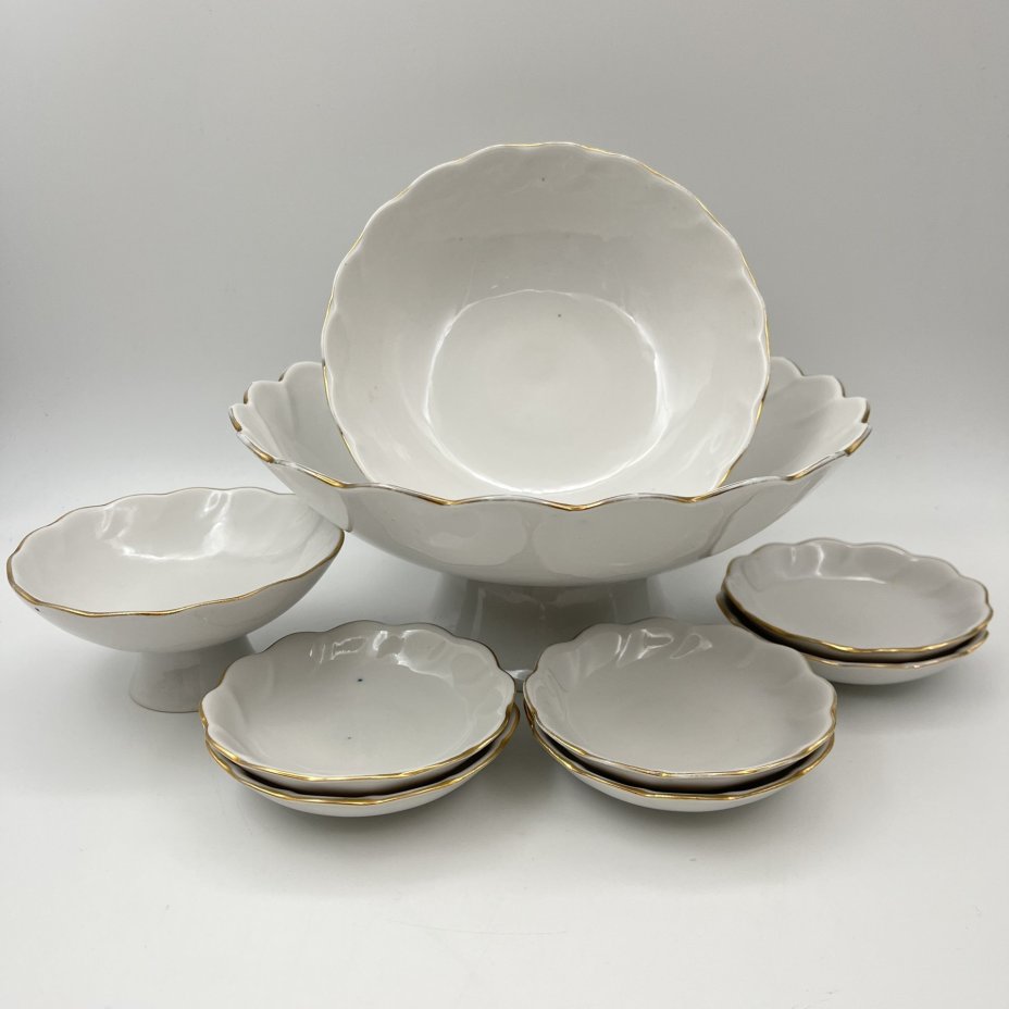 Набор сервировочный для десерта на 6 персон (9 предметов)