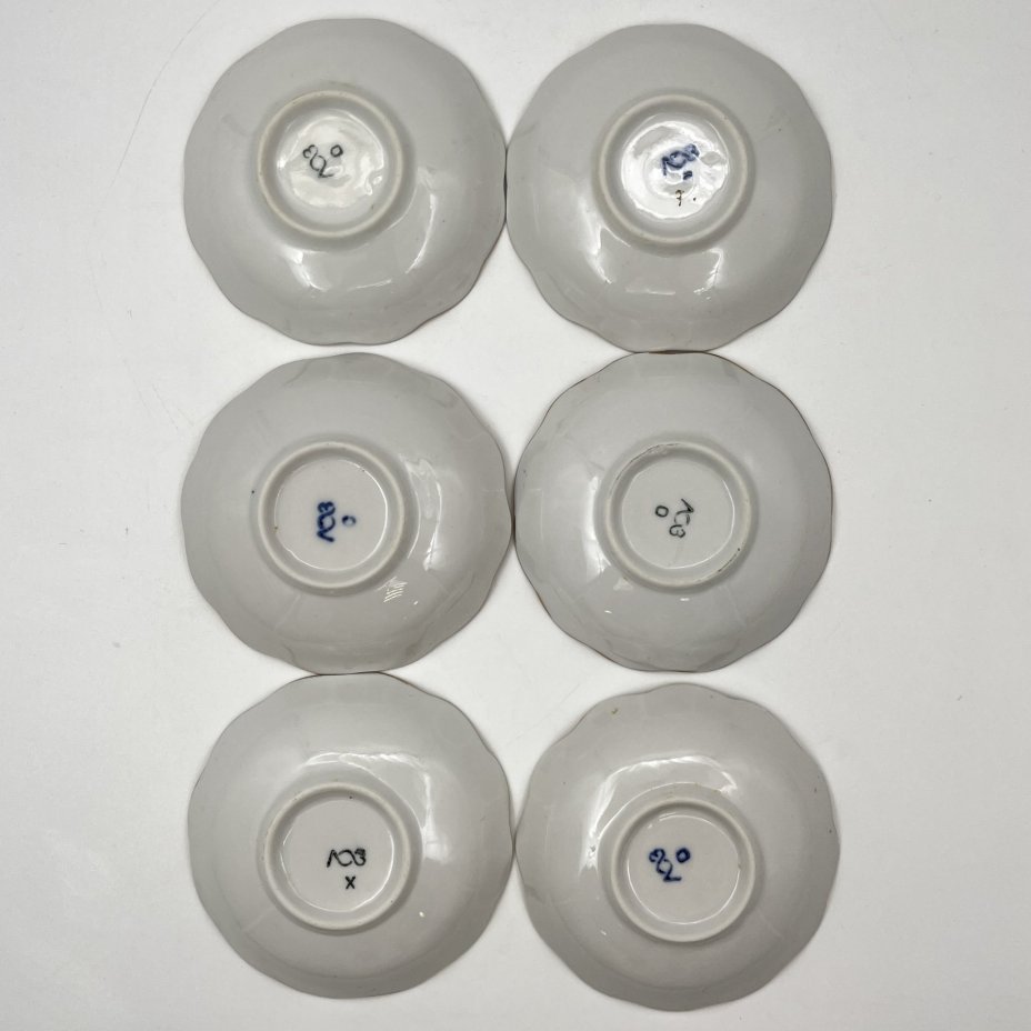 Набор сервировочный для десерта на 6 персон (9 предметов)