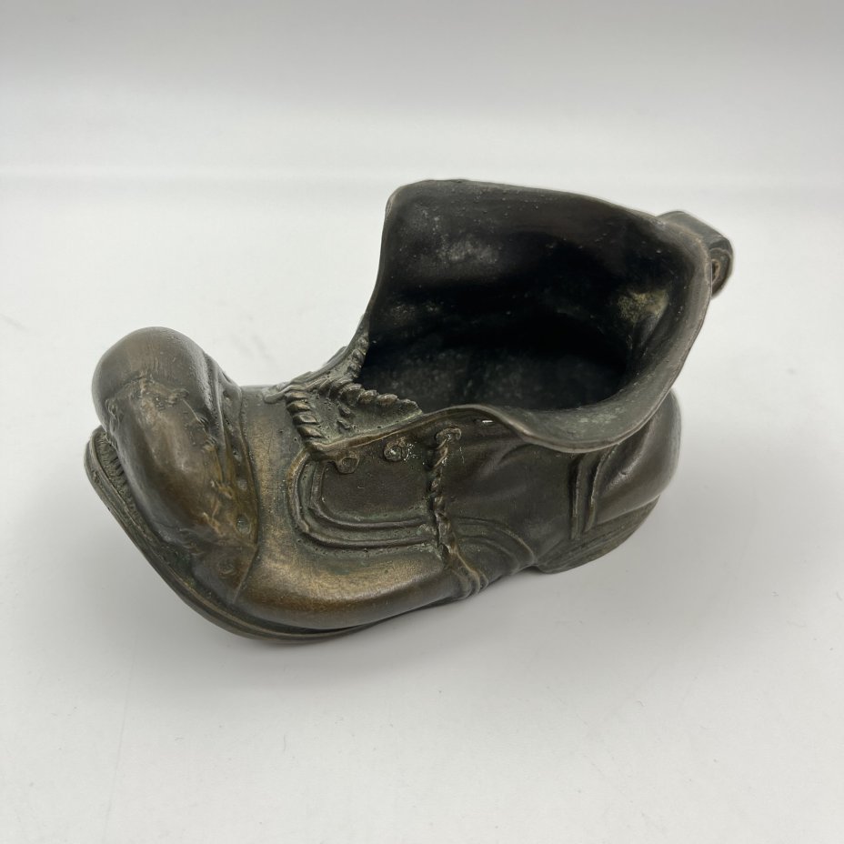 Пепельница "Башмак", металл, СССР, 1970-1990 гг.