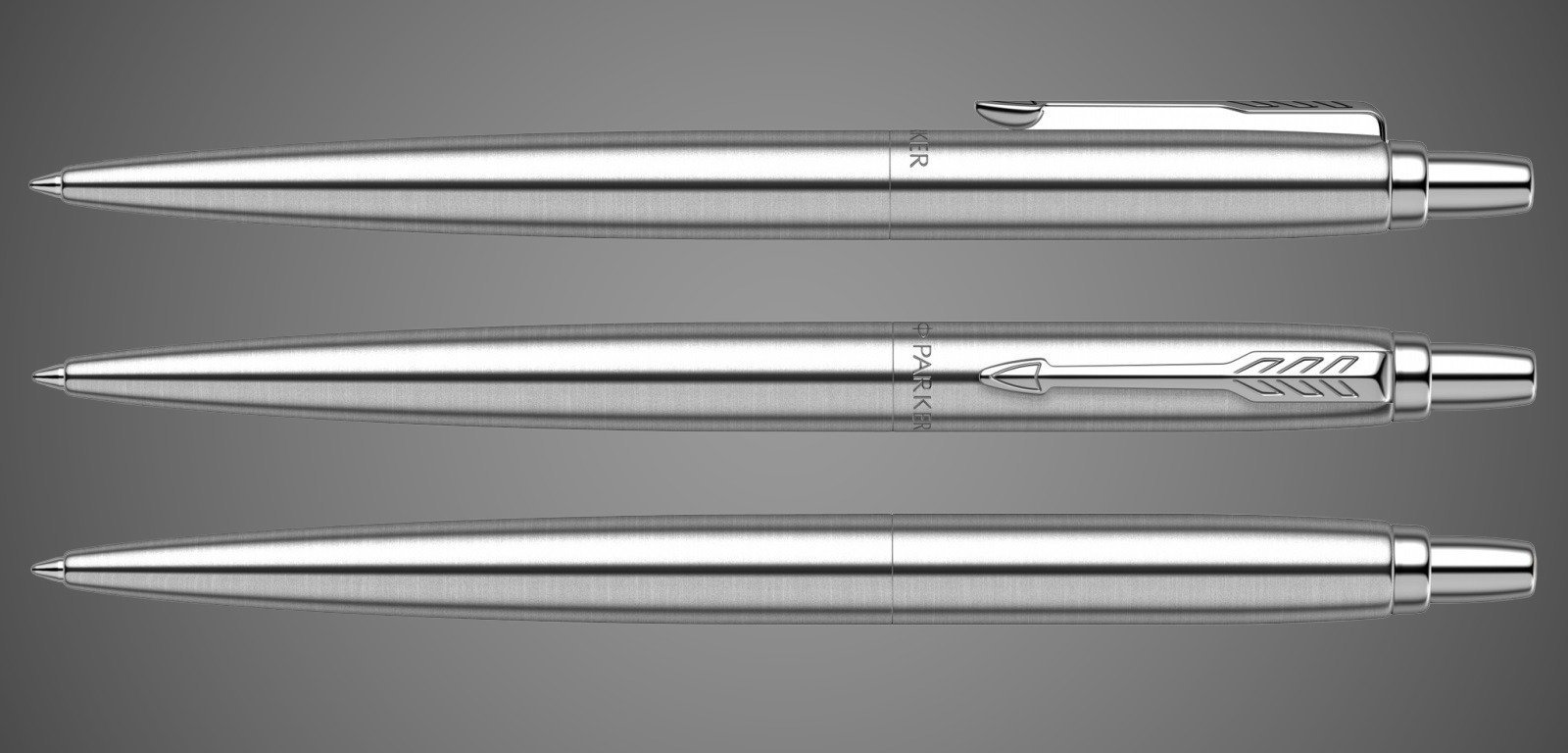 Шариковая ручка Parker Jotter XL SE20 Monochrome в подарочной упаковке, цвет: Grey, стержень Mblue, Металлы: металл, нержавеющая сталь