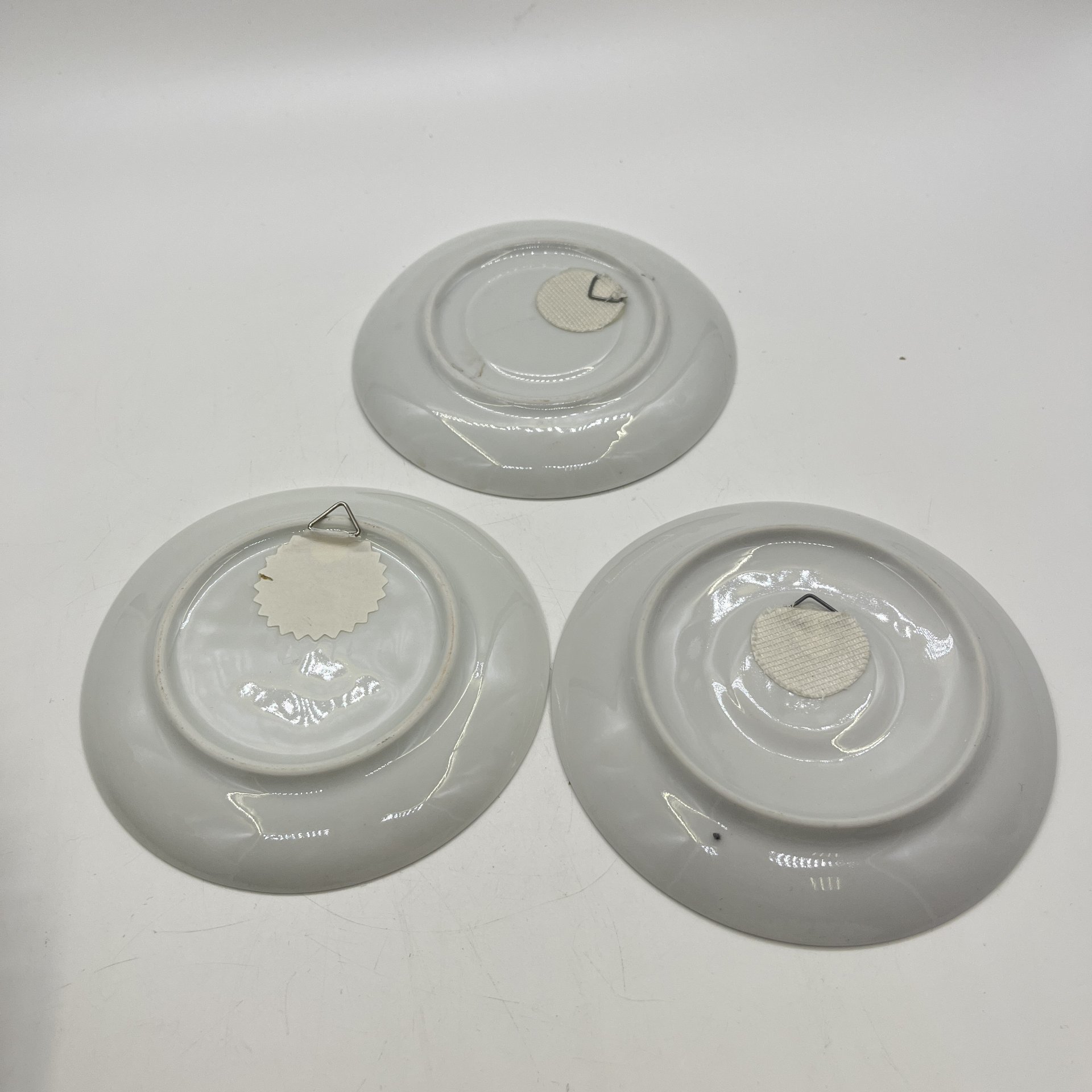 Блюдца декоративные с изображением достопримечательностей Италии, фарфор, деколь, Италия, 2000-2015 гг.