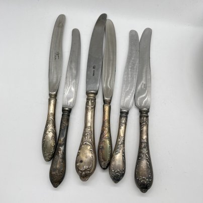 Набор из 6 ножей с декором "Пламя" (подбор)