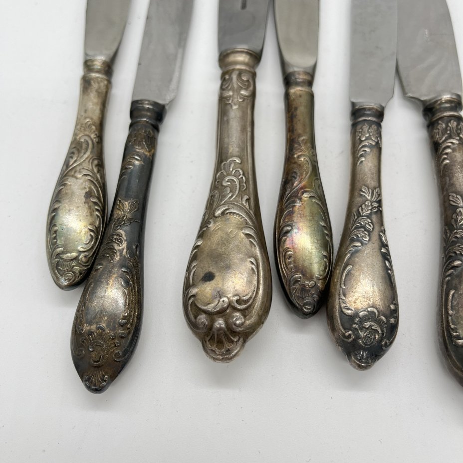 Набор из 6 ножей с декором "Пламя" (подбор)